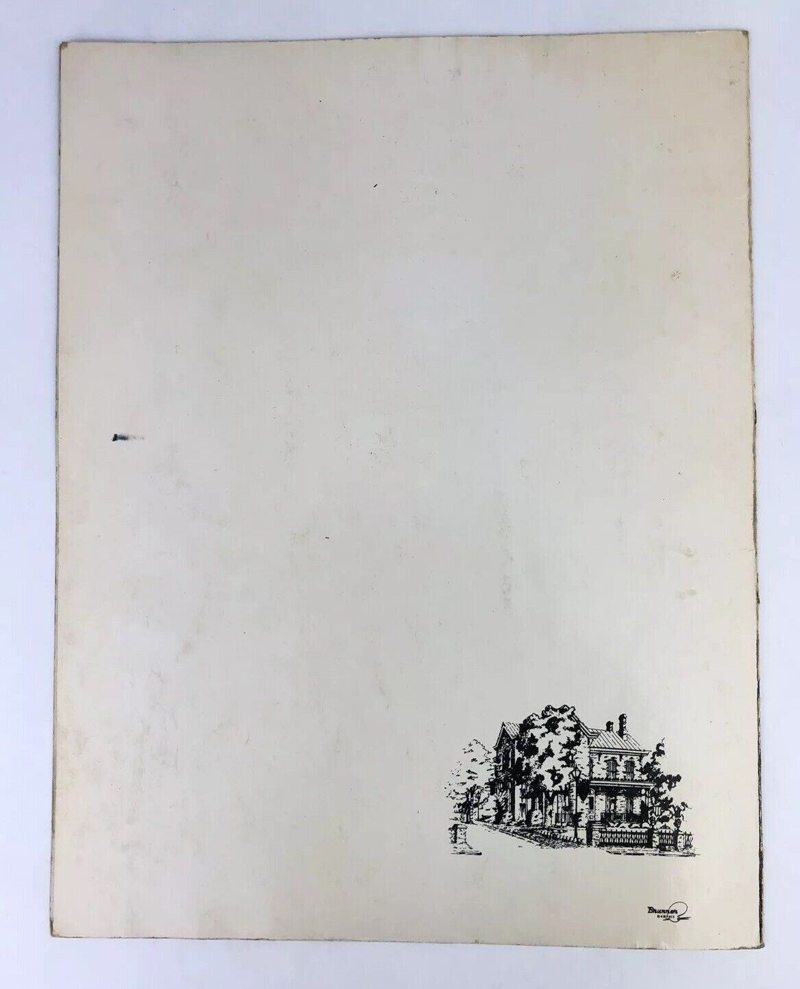 LESSIE GATES COACH HOUSE Vintage MENU 1960’s Original Memphis Tennessee Murder