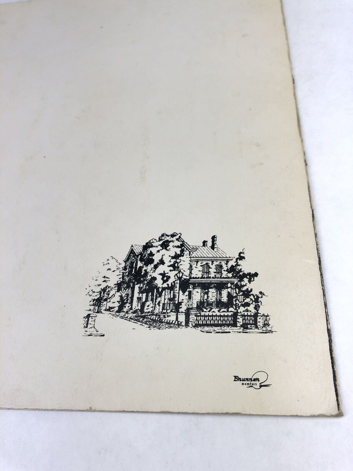 LESSIE GATES COACH HOUSE Vintage MENU 1960’s Original Memphis Tennessee Murder