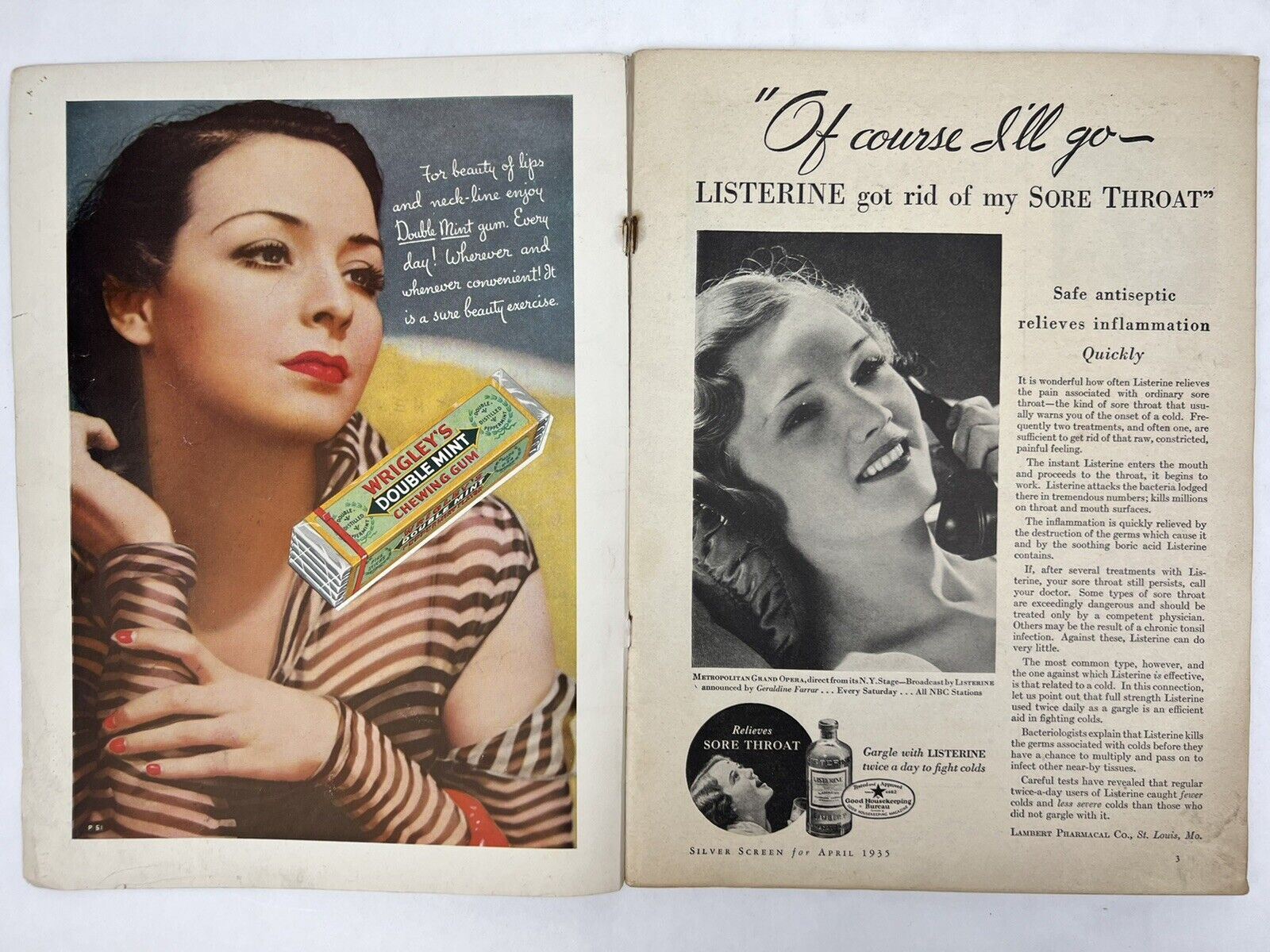 SILVER SCREEN Magazine APRIL 1935 Constance Bennett ED SULLIVAN Carole Lombard