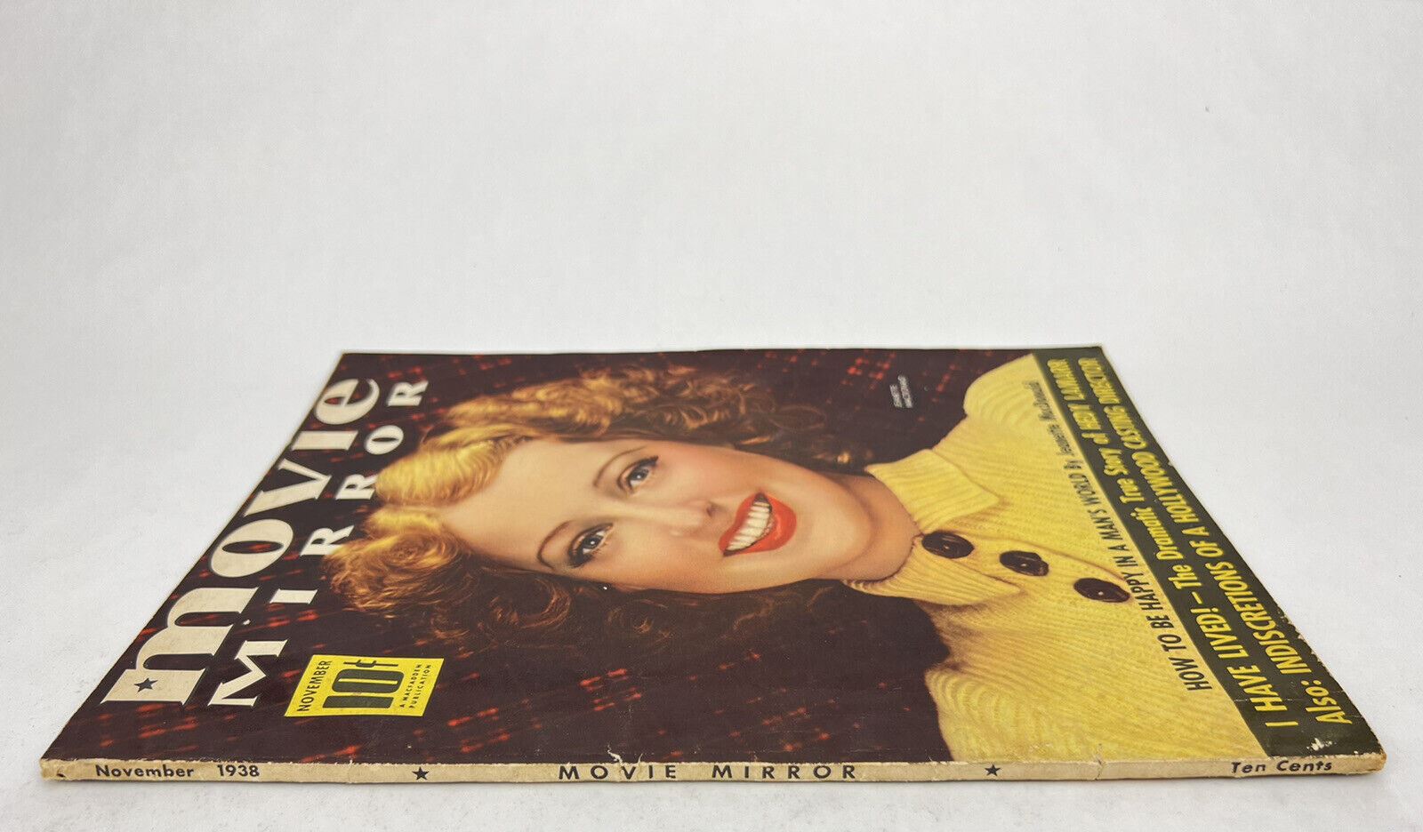 MOVIE MIRROR Magazine NOVEMBER 1938 Jeanette Macdonald Cover