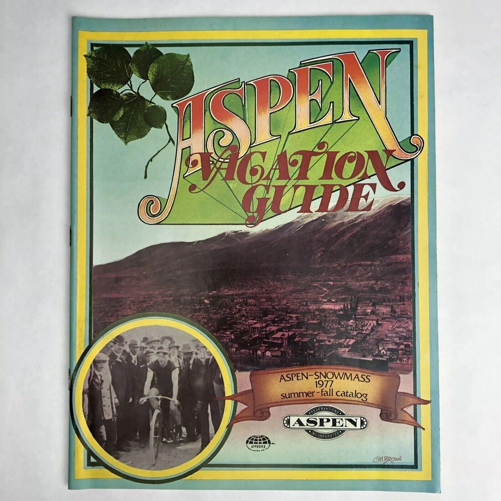 Vintage ASPEN Vacation Guide 1977 Snowmass Summer Fall CATALOG Ski Off Season