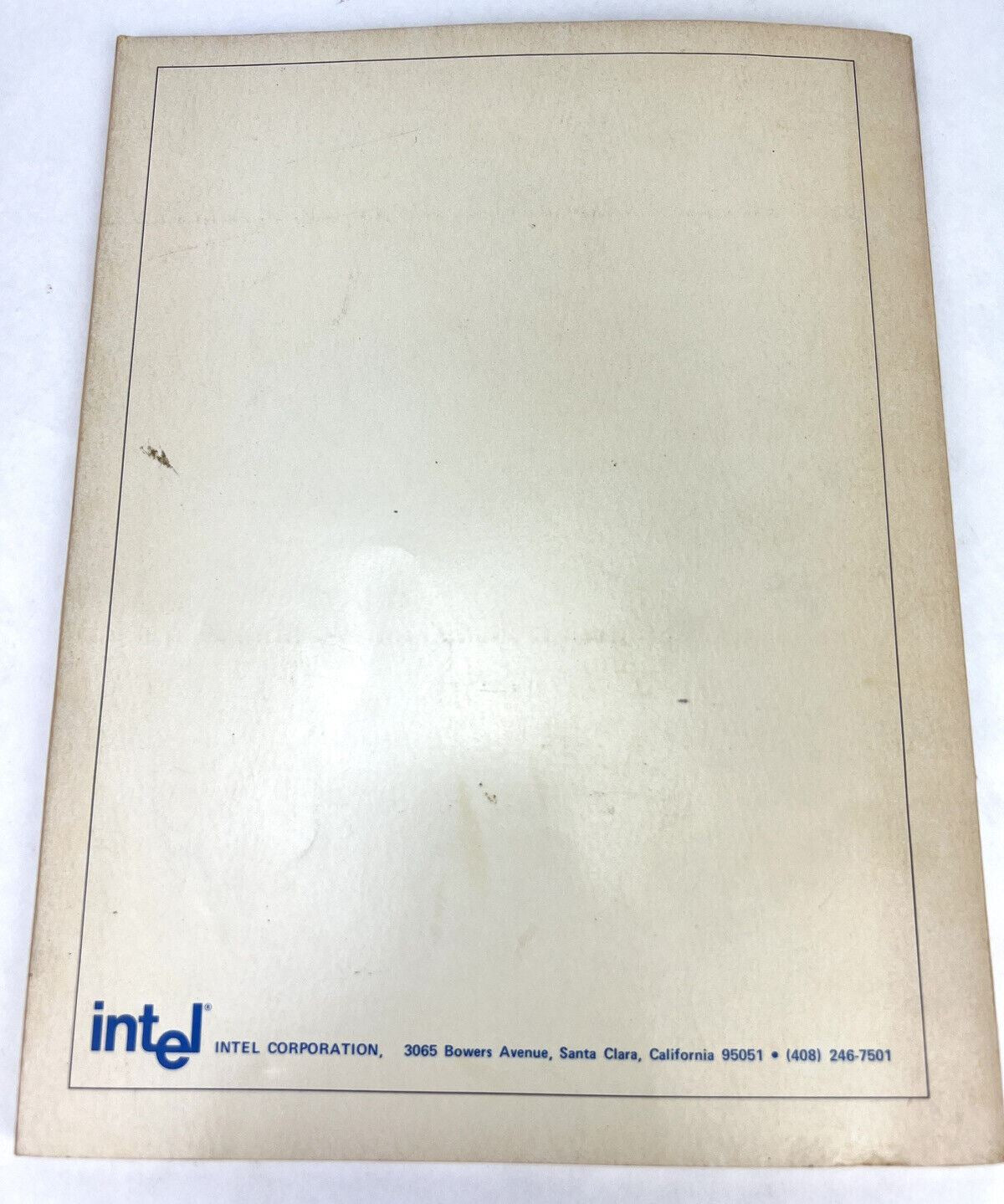 Vintage August 1973 INTEL MEMORY DESIGN HANDBOOK Early Computer History
