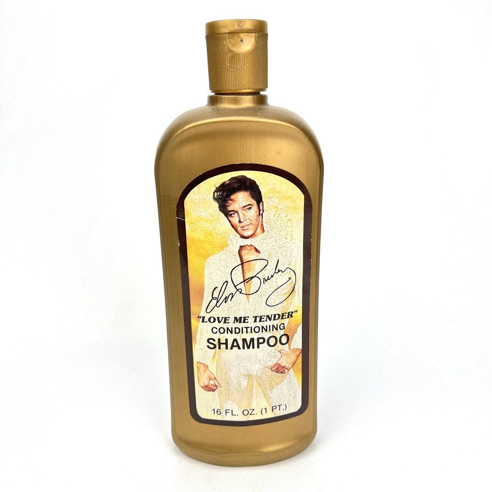 Vintage ELVIS PRESLEY "Love Me Tender" Conditioning Shampoo 16 oz. Rare FULL OOP