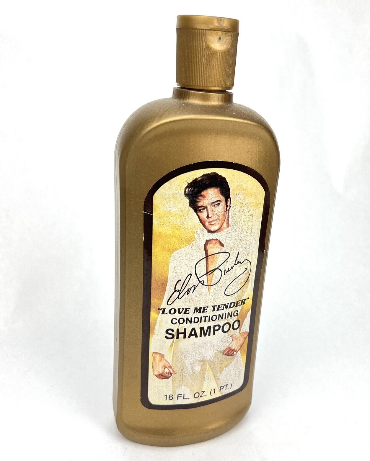 Vintage ELVIS PRESLEY "Love Me Tender" Conditioning Shampoo 16 oz. Rare FULL OOP