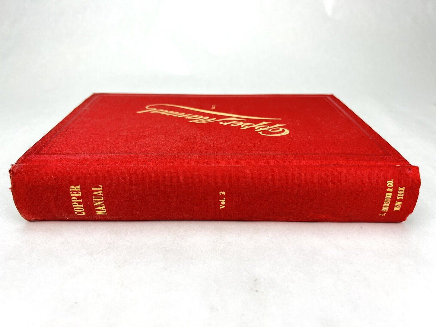 COPPER MANUAL 1899 Vol II MINES SHARES Michigan Montana AZ Mining Ads D. HOUSTON