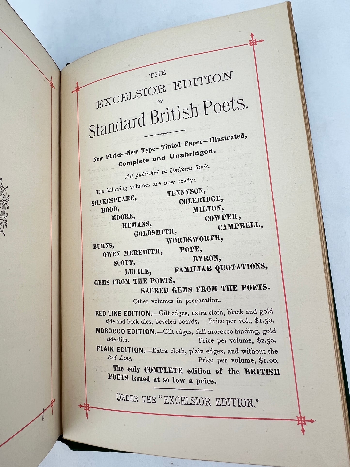 The Complete Poetical Works of Robert Burns 1880 Excelsior Edition AMERICAN NEWS CO