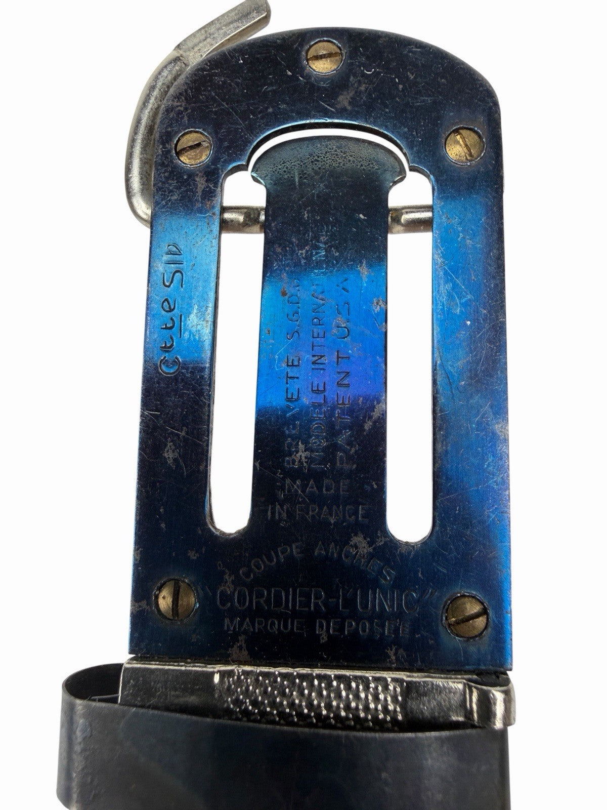 CORDIER L'UNIC  Bb SOPRANO CLARINET REED TRIMMER CLIPPER CUTTER Antique France