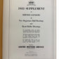 1933 New Departure & Hyatt Bearings Catalog Car & Truck GM United Motors Service