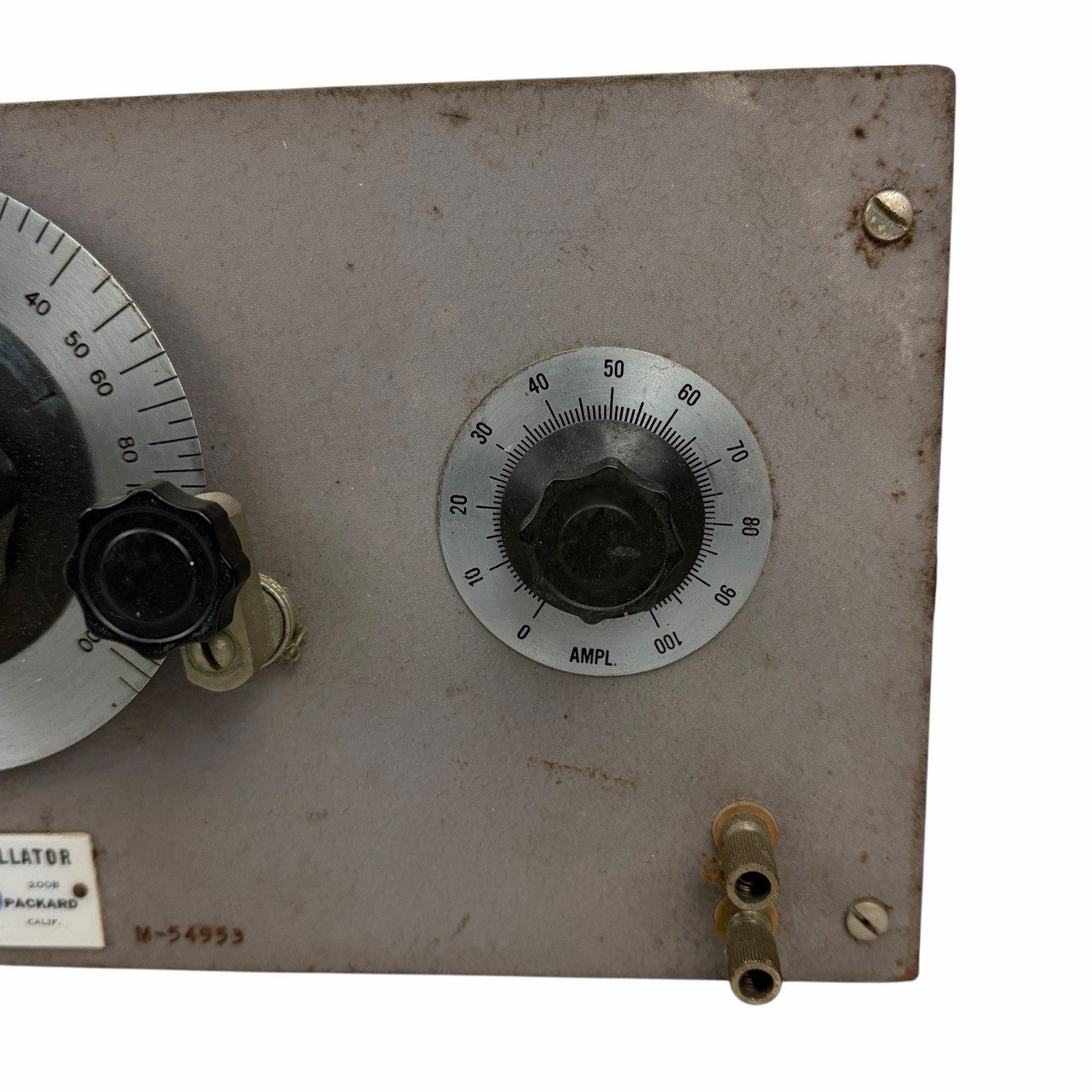 HP Hewlett Packard Audio Oscillator 200B - Vintage WWII Unit No Power AS IS