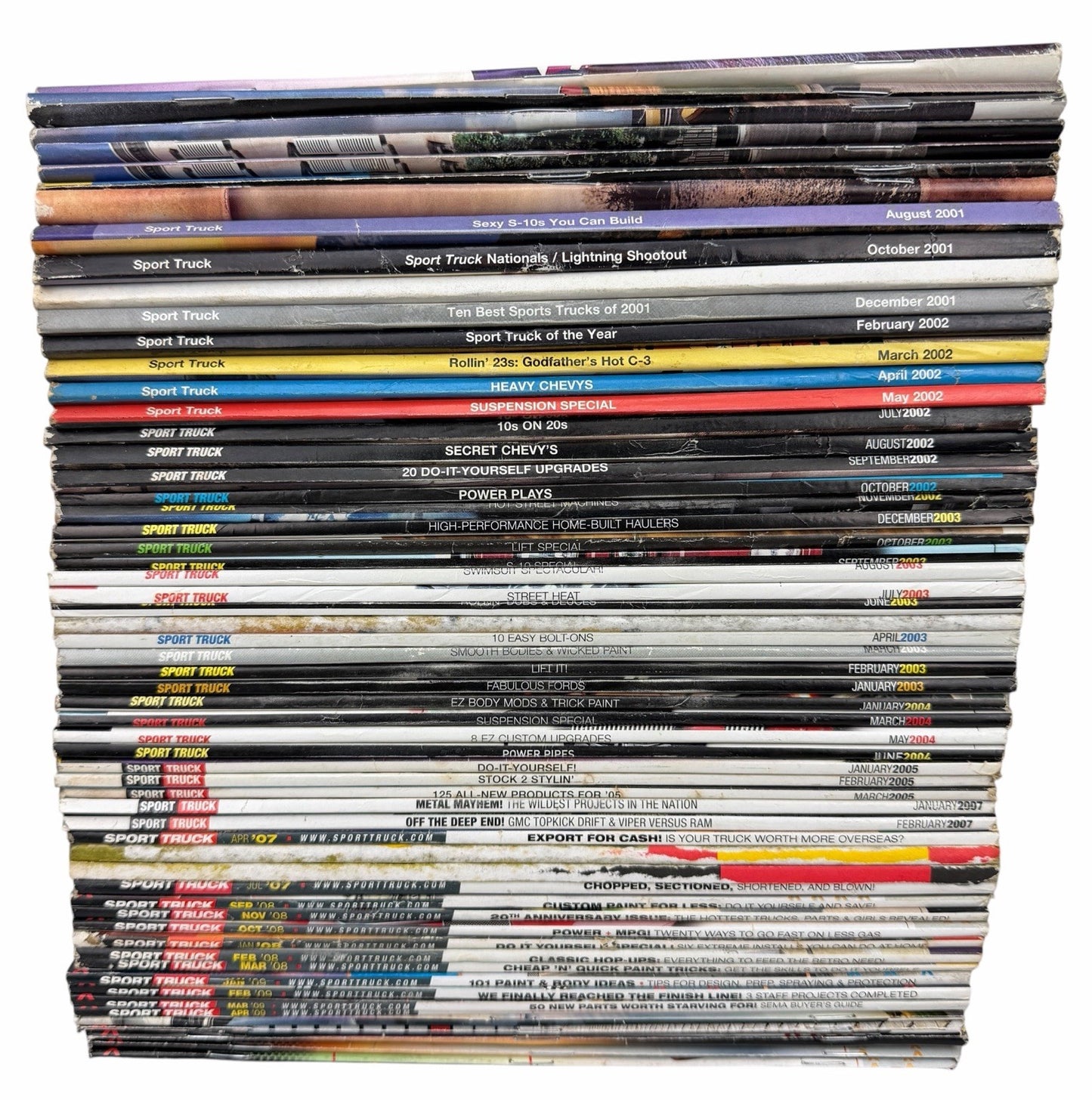 SPORT TRUCK Magazine 2000-2009 LOT OF 50 Vintage Issues