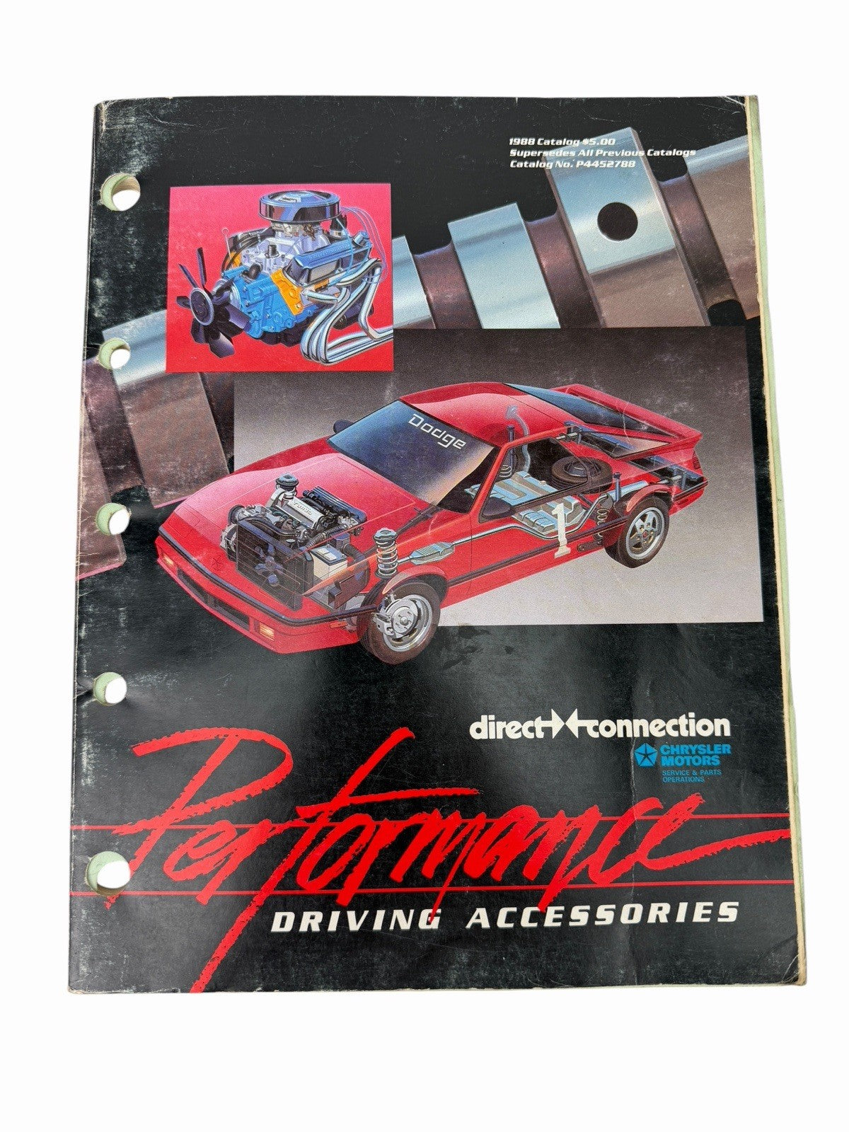 1988 Direct Connection Mopar Performance Parts Catalog 'Cuda Challenger Charger