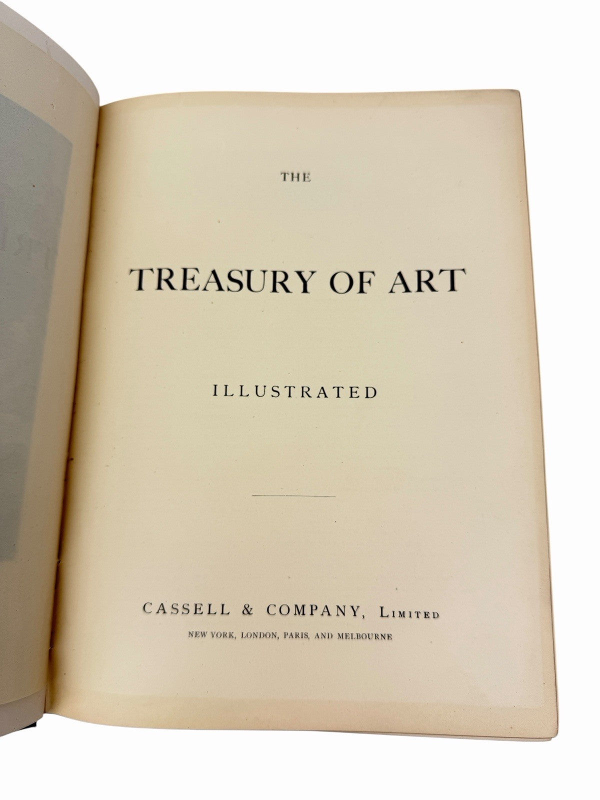 Antique 1880’s The Treasury Of Art Illustrated CASSELL Hardcover Book w/ Plates