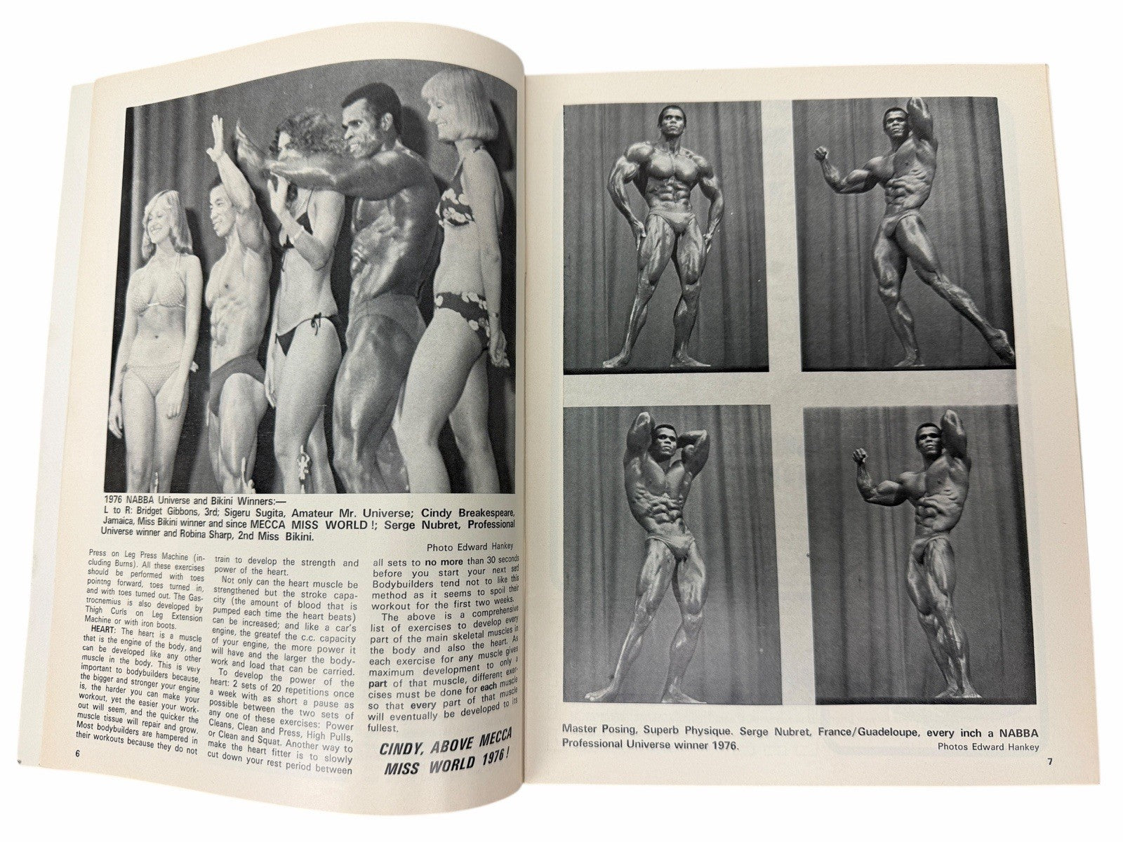2 HEALTH AND STRENGTH 1976 Serge Nubret Vol105 #8 & 9 UK Bodybuilding Magazines