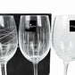 Royal Doulton Crystal Party Etched Wine Glasses 8” Set Of 4 Signed NEW IN BOX