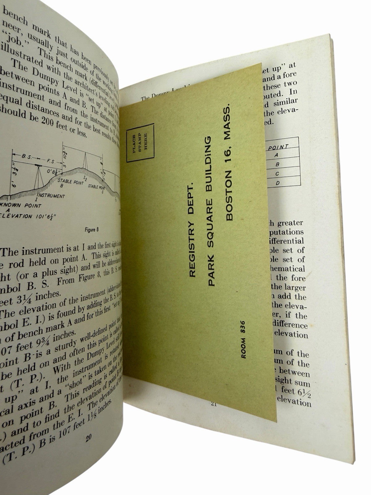 Vintage 1959 C.L. BERGER SONS Instruction Manual 12-INCH DUMPY LEVEL Engineering
