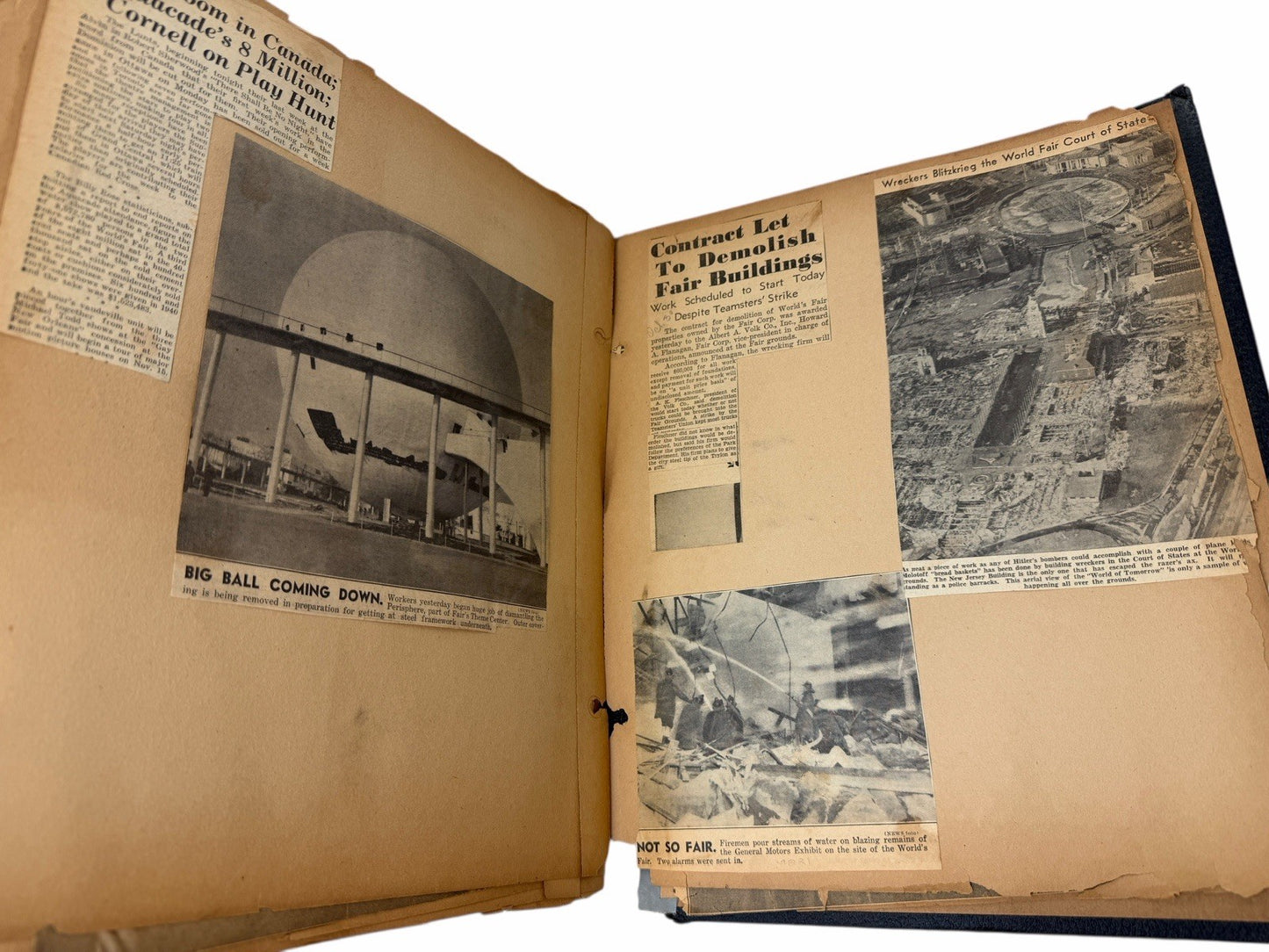 Vintage 1939 New York World’s Fair SCRAP BOOK