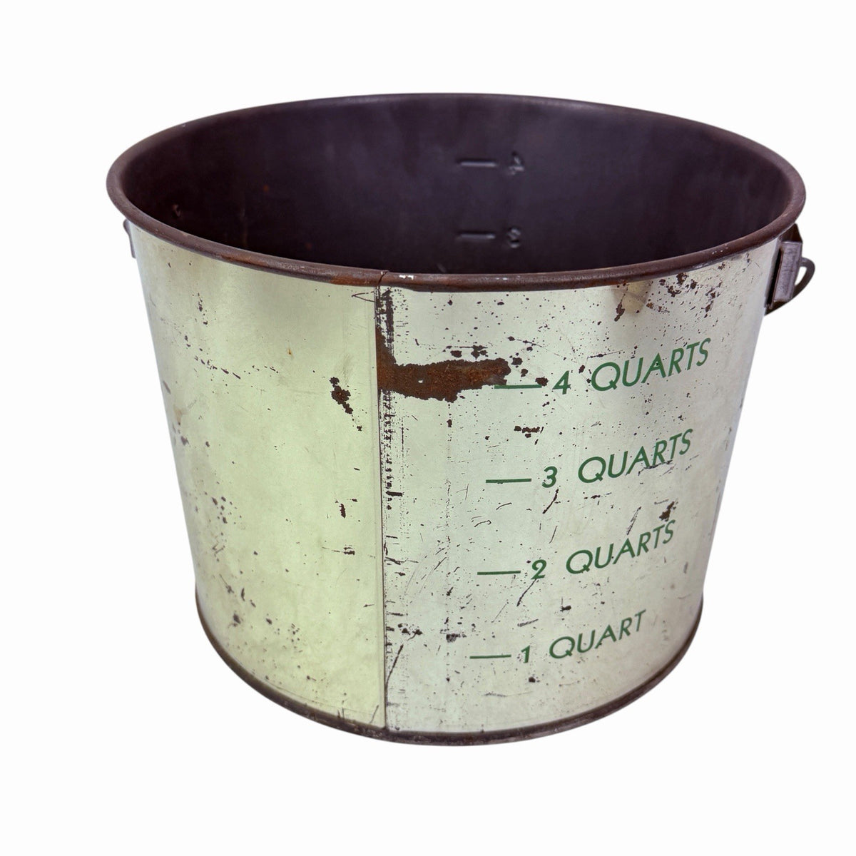 Vintage 1950s Famous Sexton HAND-E-PAIL  Advertising Tin Bucket Silkscreen Paint