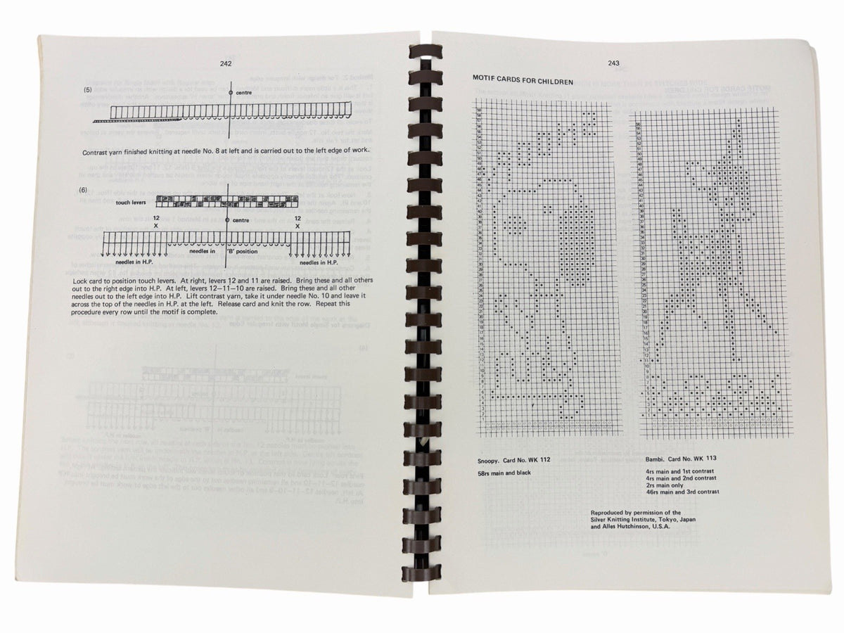 1979 Machine Knitting Technology And Patterns by Mary Weaver VINTAGE UK Original