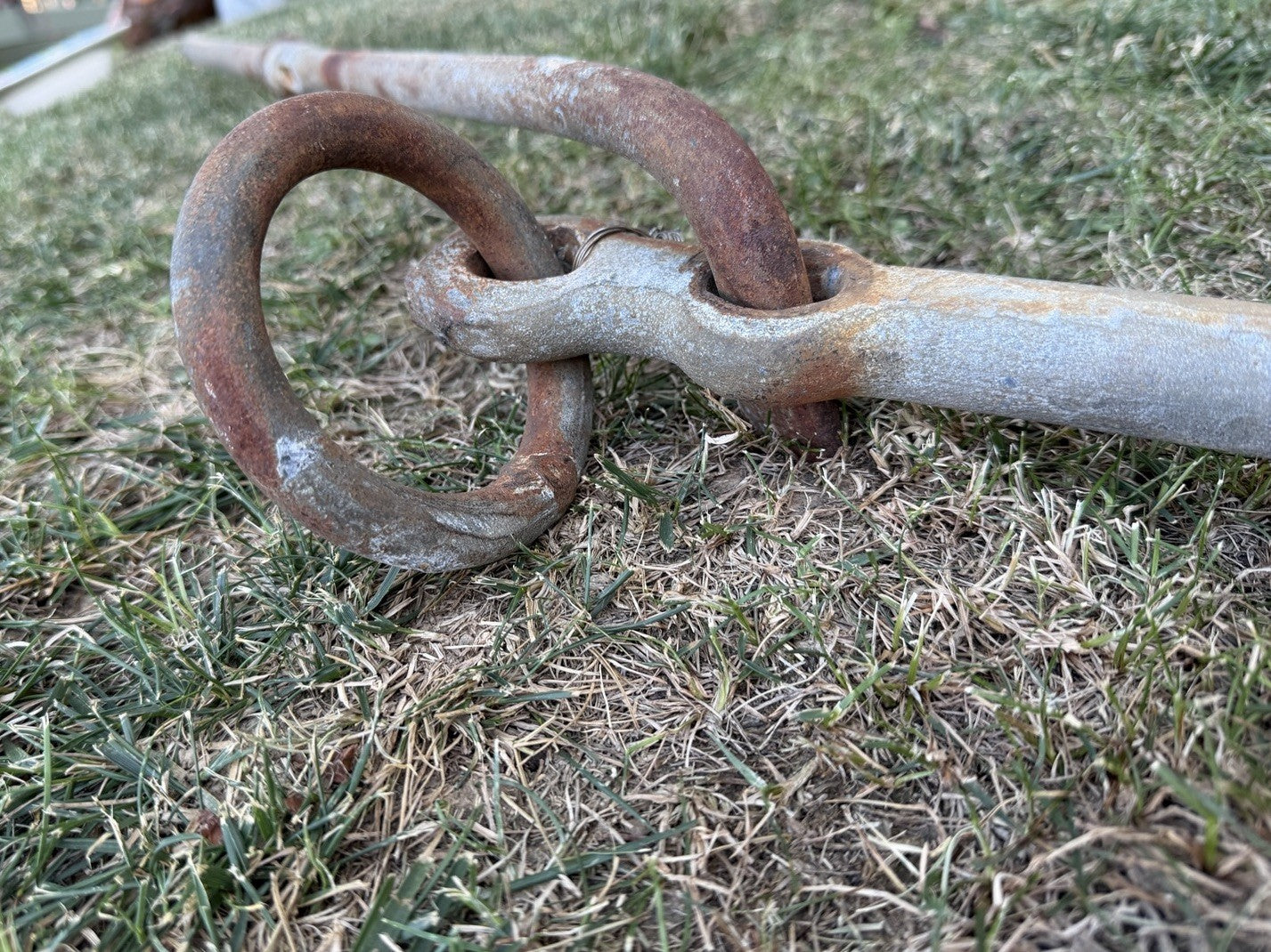 Antique 20lb Admiralty Yacht Anchor w/ Folding Stock & Key Fisherman Nautical