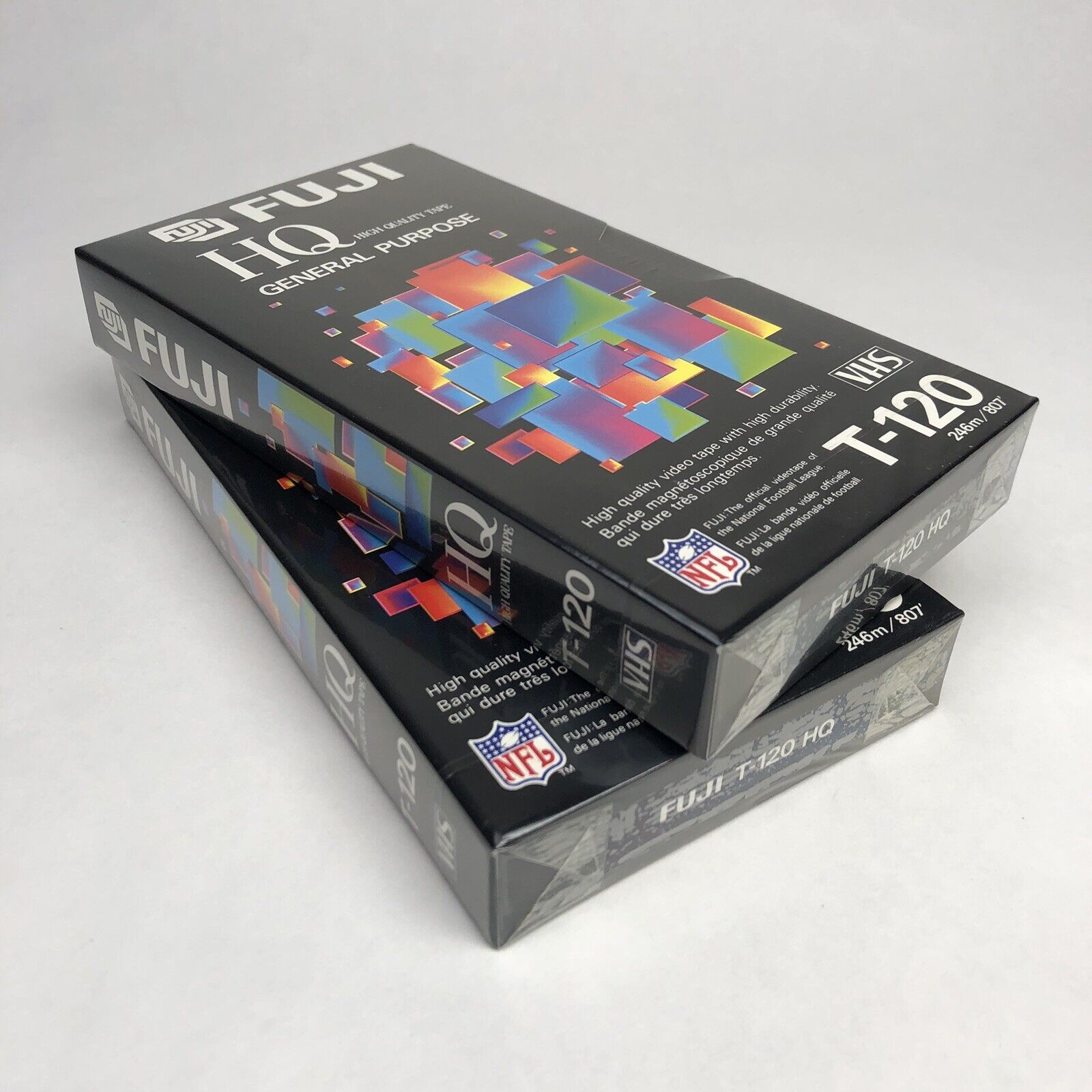 9 NEW Fuji Professional Grade T-60 BLANK VHS Tape PG T60 T 60 FujiFilm 125m/ 410 9 NEW Fuji Professional Grade T-60 BLANK VHS Tape PG T60 T 60 FujiFilm 125m/ 410