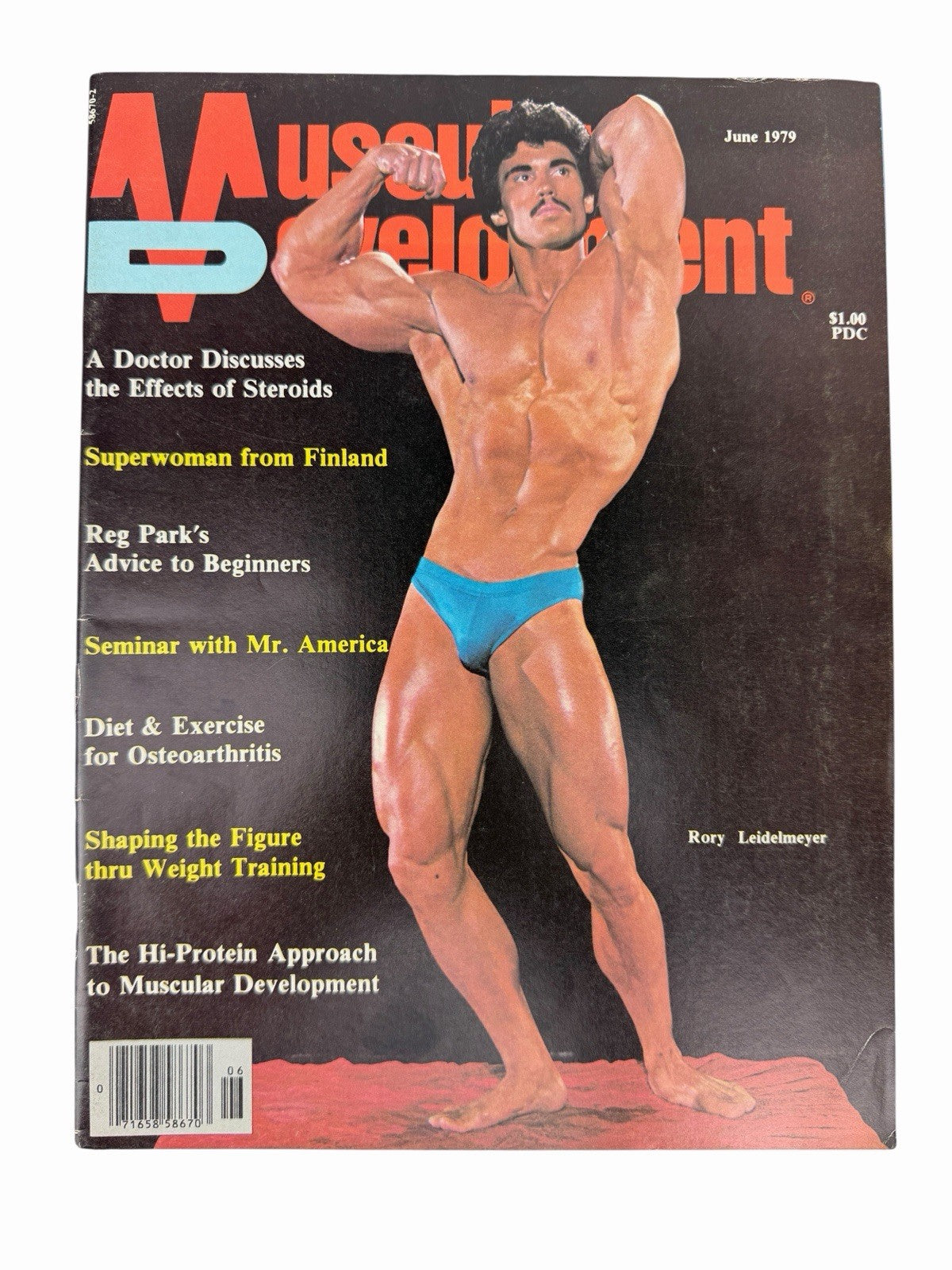 Lot of 16 MUSCULAR DEVELOPMENT Magazine Issues 1976-1980 Bodybuilding Fitness
