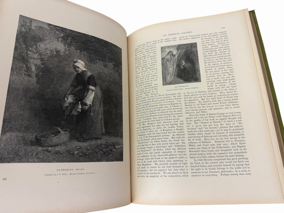 Antique 1880’s The Treasury Of Art Illustrated CASSELL Hardcover Book w/ Plates