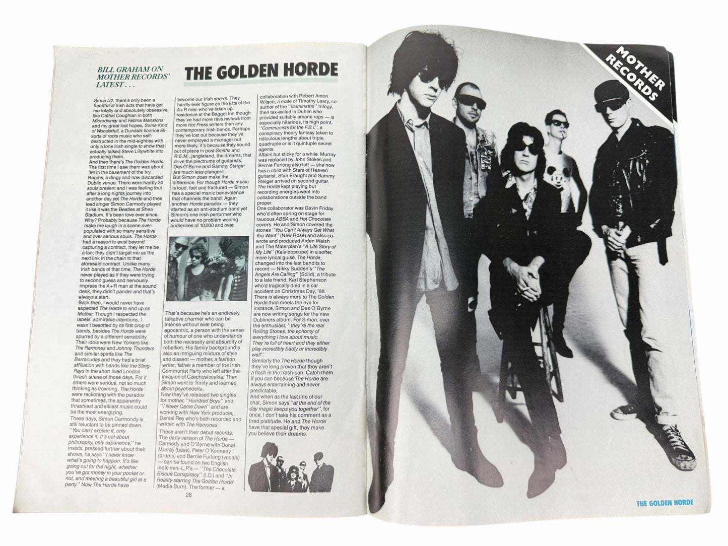 U2 PROPAGANDA World Service Fan Club Magazine Issue No. 12 1990 Love Town Tour