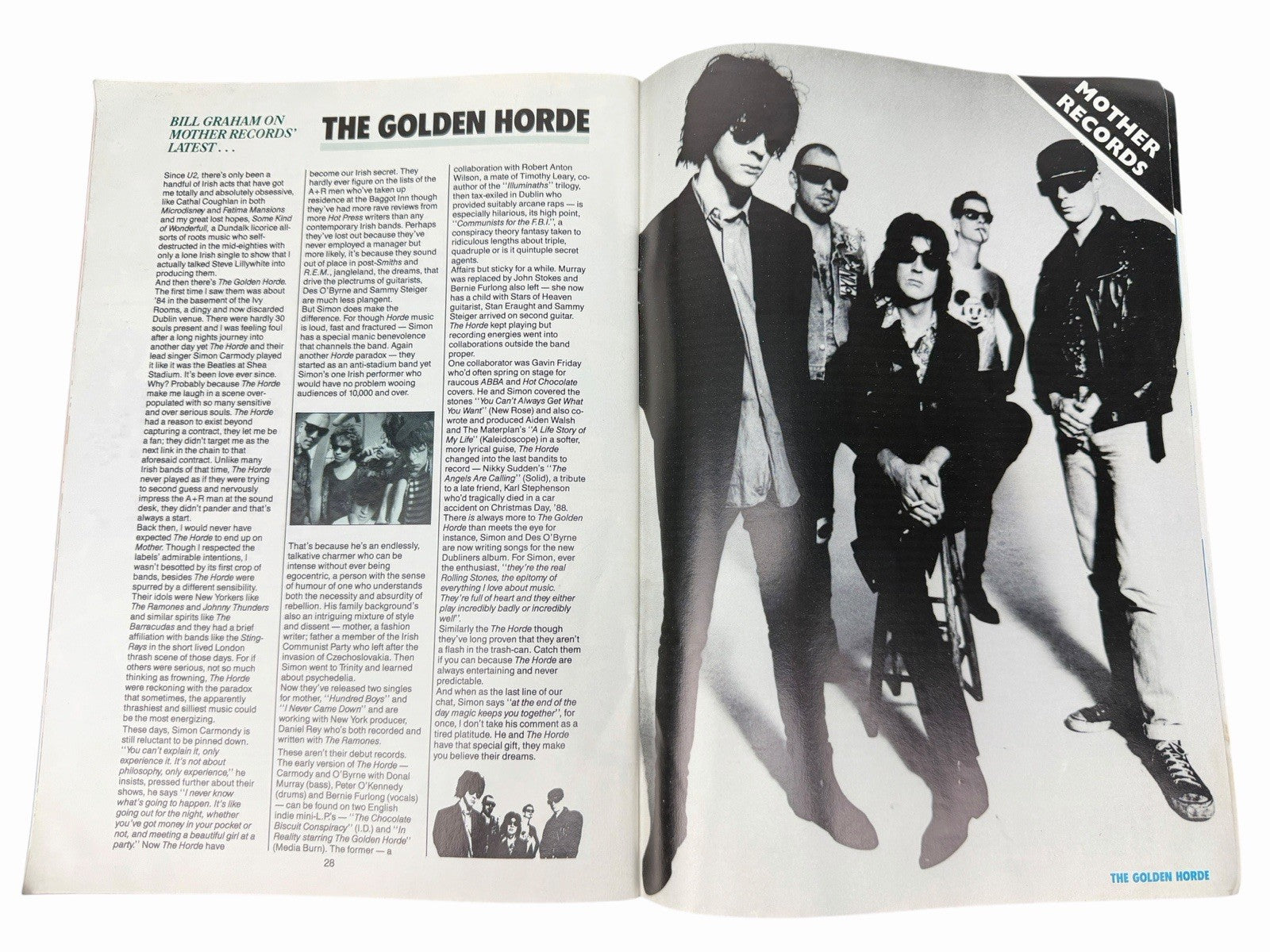 U2 PROPAGANDA World Service Fan Club Magazine Issue No. 12 1990 Love Town Tour