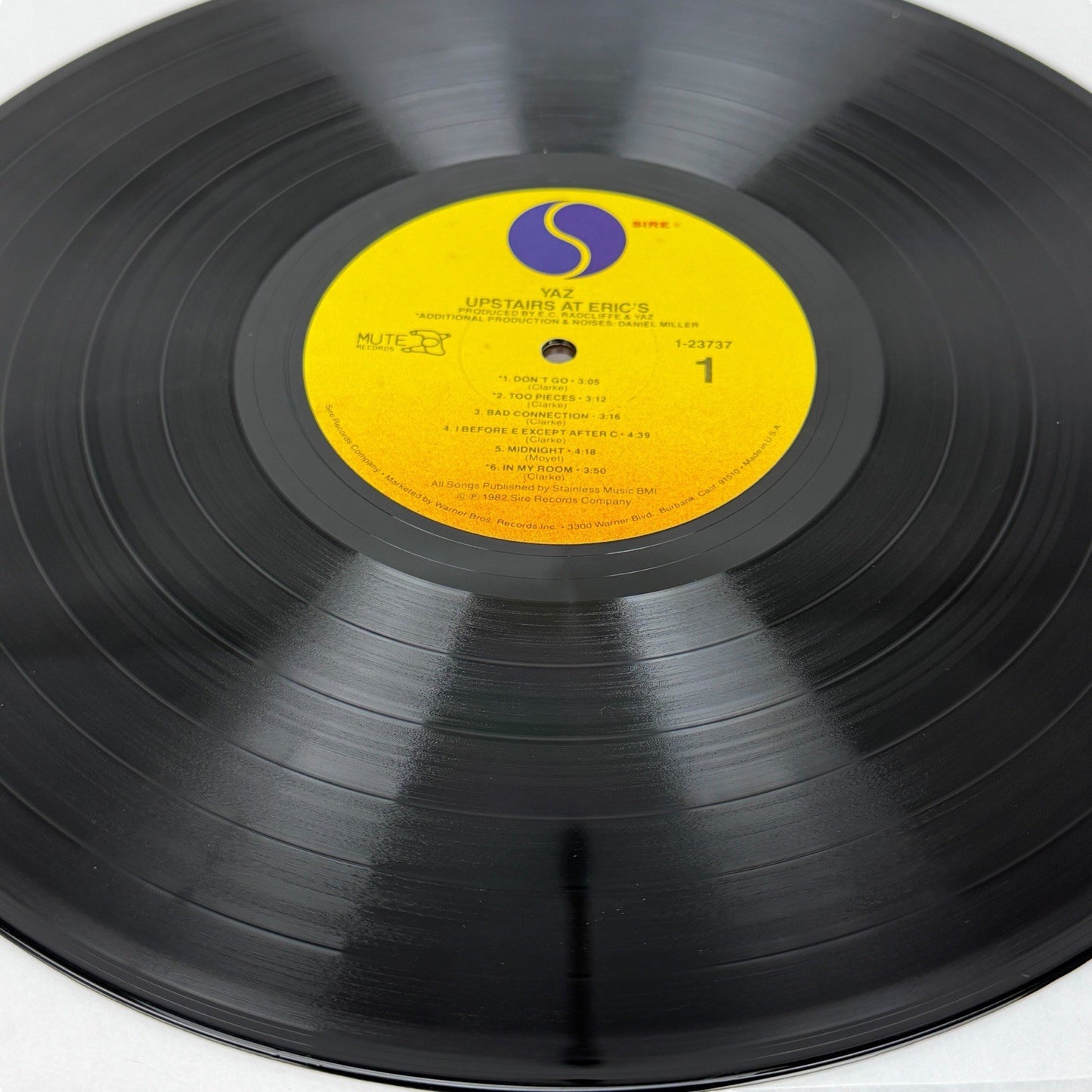 YAZ Upstairs At Eric’s LP 1982 SIRE US 12" Vinyl In Shrink w/ HYPE STICKER