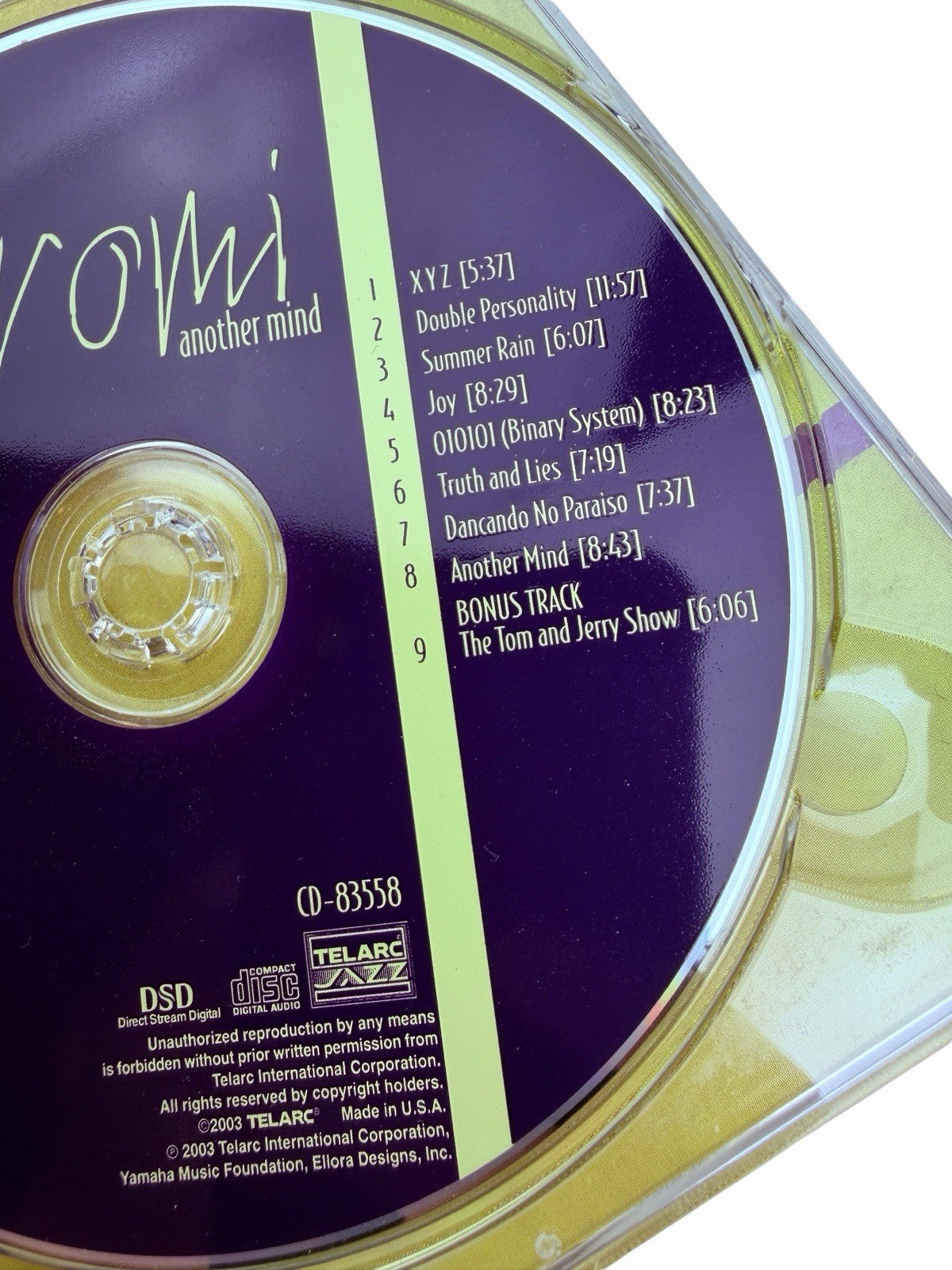 HIROMI Uehara - ANOTHER MIND - Audio CD (2003 Telarc) Jazz Piano Ahmad Jamal
