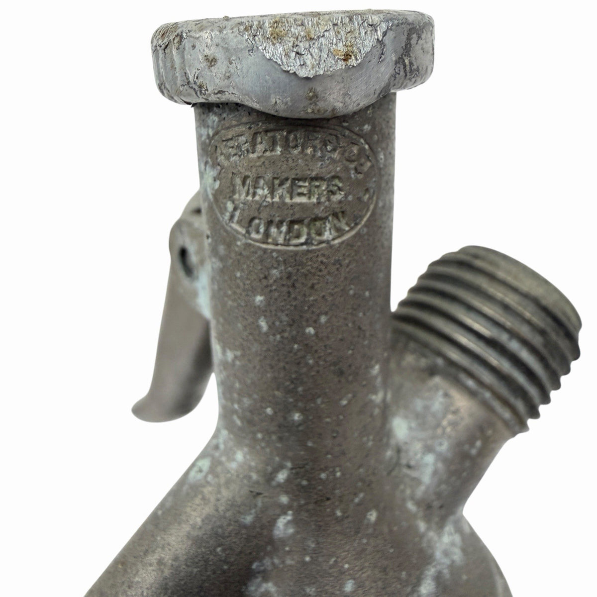 Antique c1910 AERATORS LTD. Sparklet B Wire Mesh Glass Siphon Seltzer Bottle