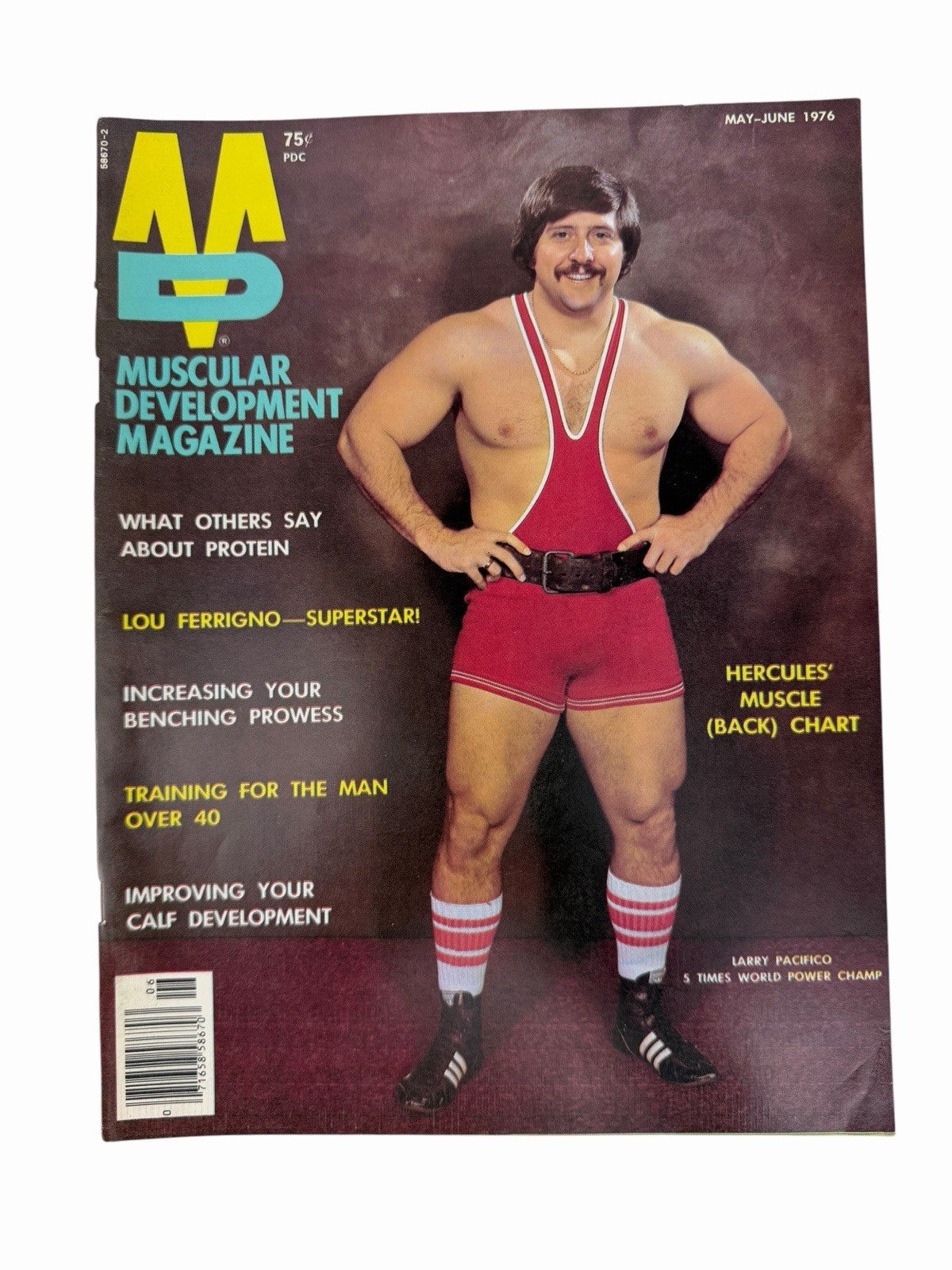 Lot of 16 MUSCULAR DEVELOPMENT Magazine Issues 1976-1980 Bodybuilding Fitness