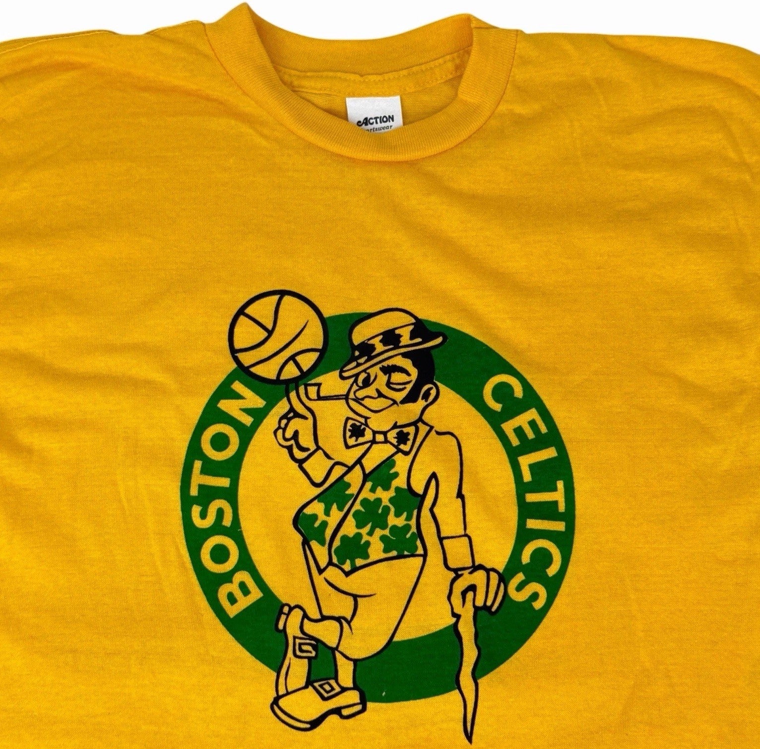 Vintage 1970’s Boston Celtics T-SHIRT Rare Original Medium NBA Basketball