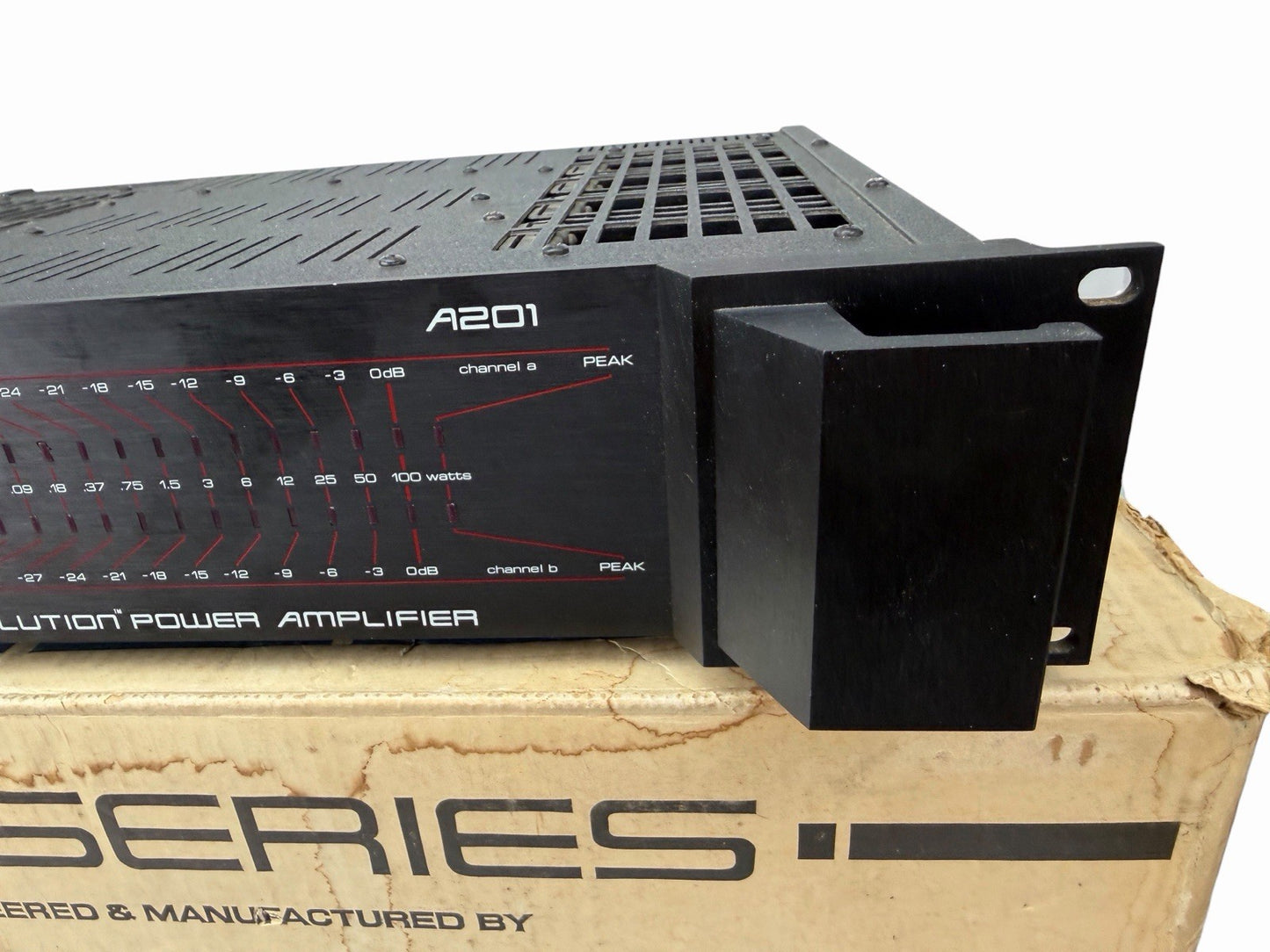 SAE A-201 A201 “01 Series” Dual High Resolution Power Amplifier VINTAGE IN BOX