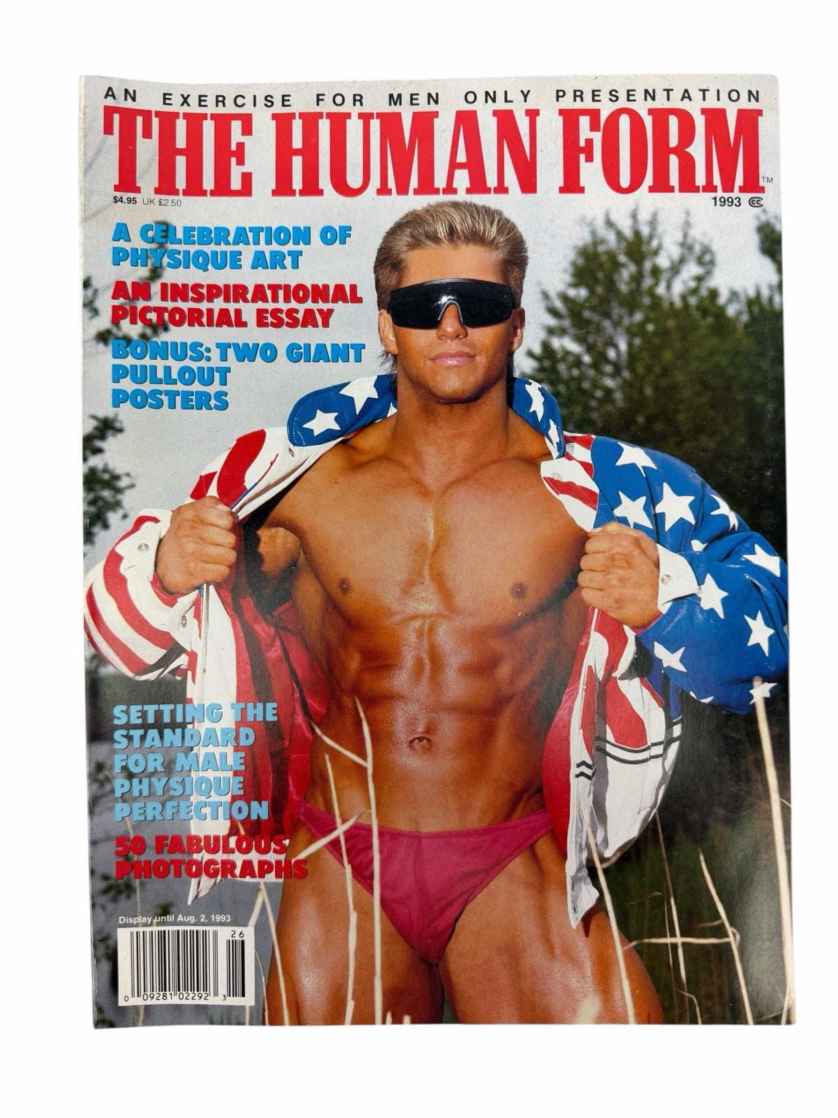THE HUMAN FORM Magazine 1993 PHYSIQUE ART Pictorial w/ POSTERS 1st Gay Interest