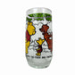 Vintage Sears Disney Winnie The Pooh & Friends Glass Cup Tumbler Tigger Piglet