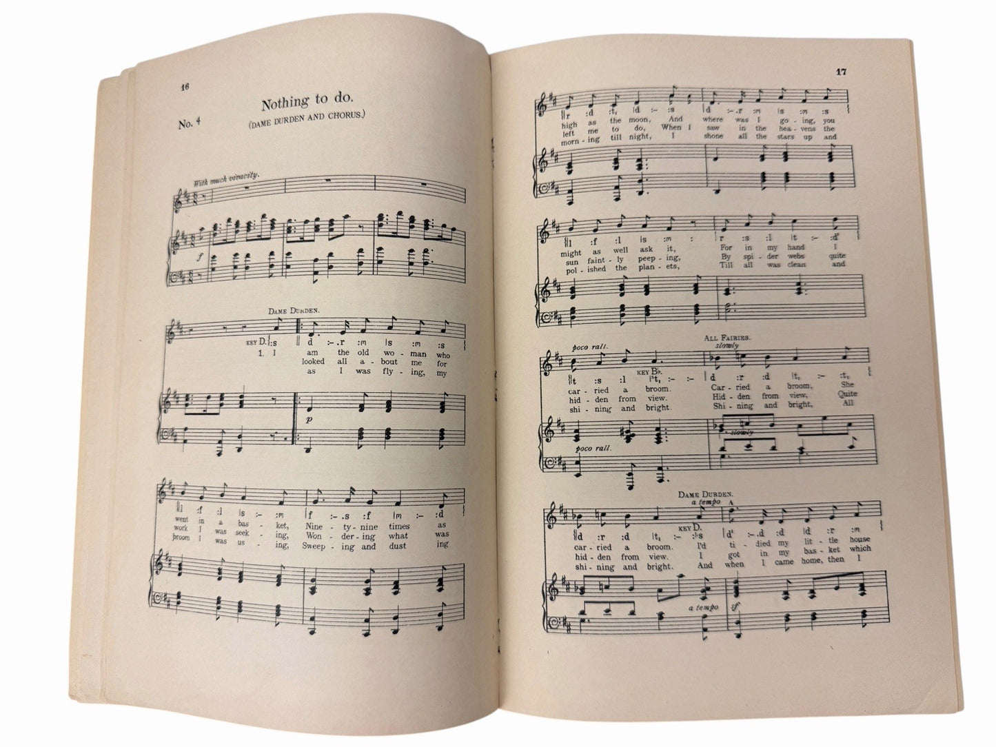 May H Brahe DAME DURDEN’S SCHOOL Sheet Music Operetta WILLIS MUSIC CO D+G Hauman