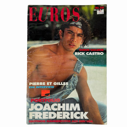 1994 EUROS Magazine #20 JOACHIM FREDERICK Rick Castro Vintage German Gay