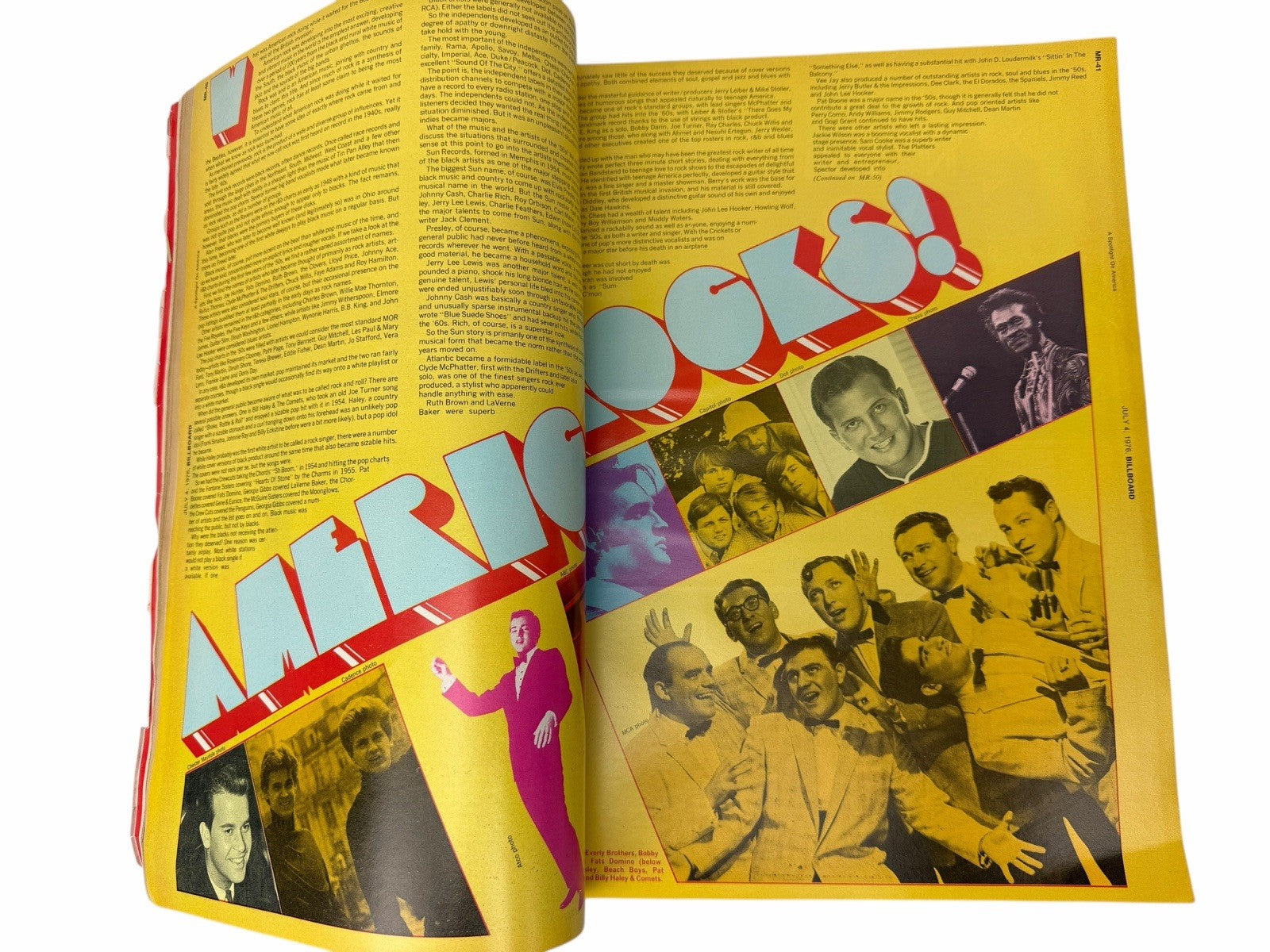 Billboard Magazine July 4, 1976 Spotlight on America BICENTENNIAL Edition KISS