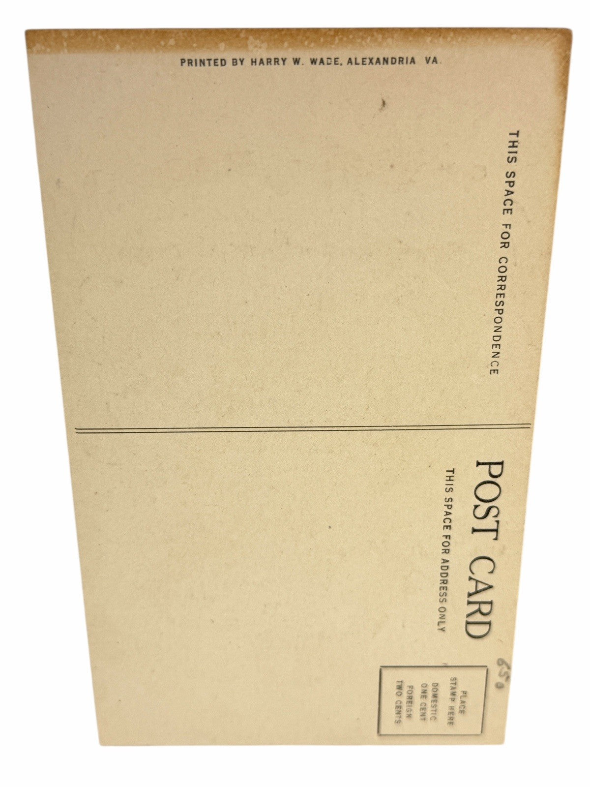 c1910 George Washington BOOKPLATE Coat Of Arms Crest POSTCARD SILVER LITHO