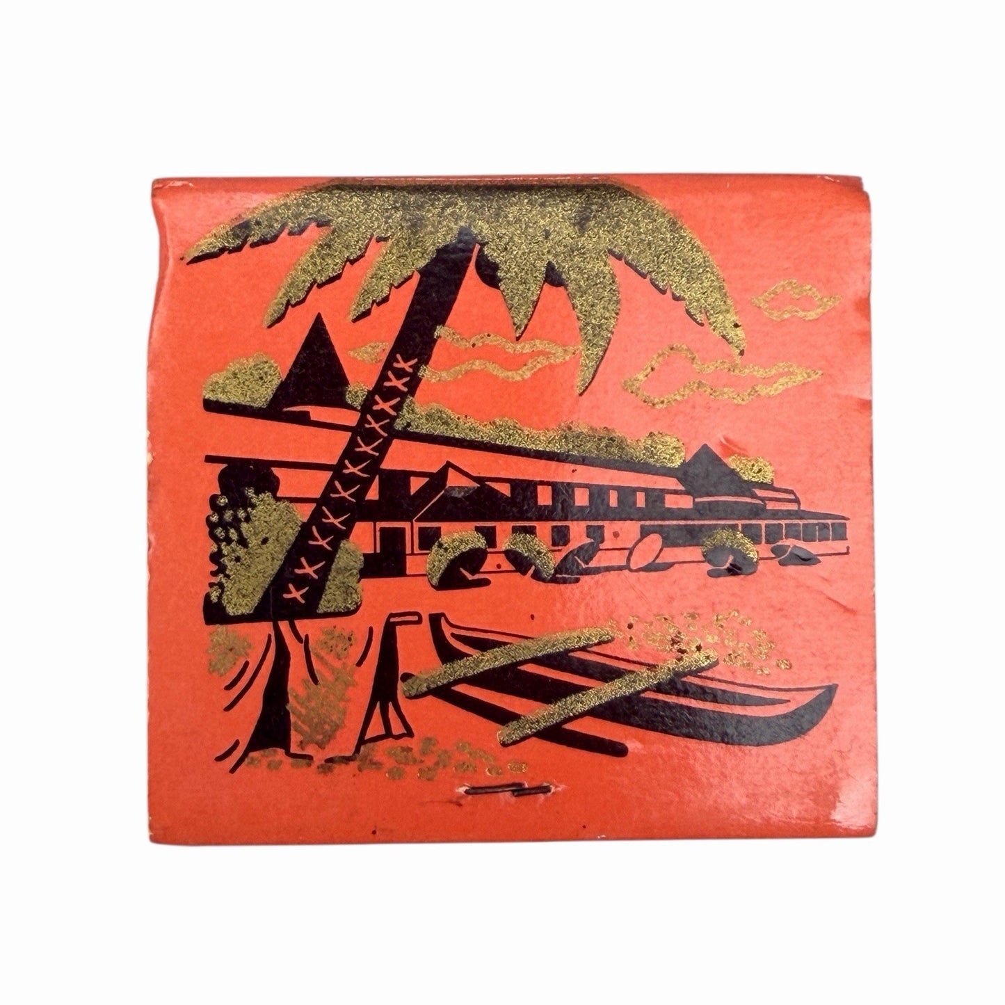 Vintage KONA INN & NANILOA HOTEL Hilo Kailua HAWAII Matchbooks MCM Art Design