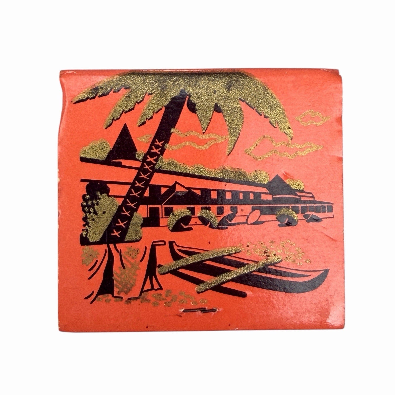 Vintage KONA INN & NANILOA HOTEL Hilo Kailua HAWAII Matchbooks MCM Art Design