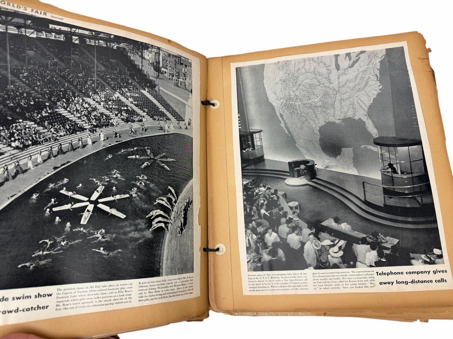 Vintage 1939 New York World’s Fair SCRAP BOOK