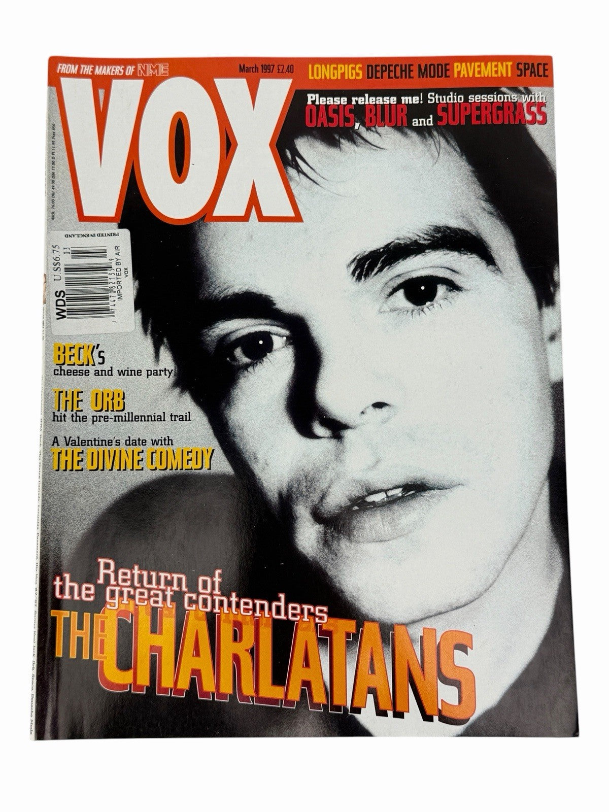 Lot of 9 VOX Magazine 1991-1997 Music Oasis Bjork REM Queen Blur Beck U2 Britpop