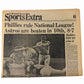 PHILLIES 1980 WORLD SERIES CHAMPIONS Philadelphia Inquirer Newspaper Collection