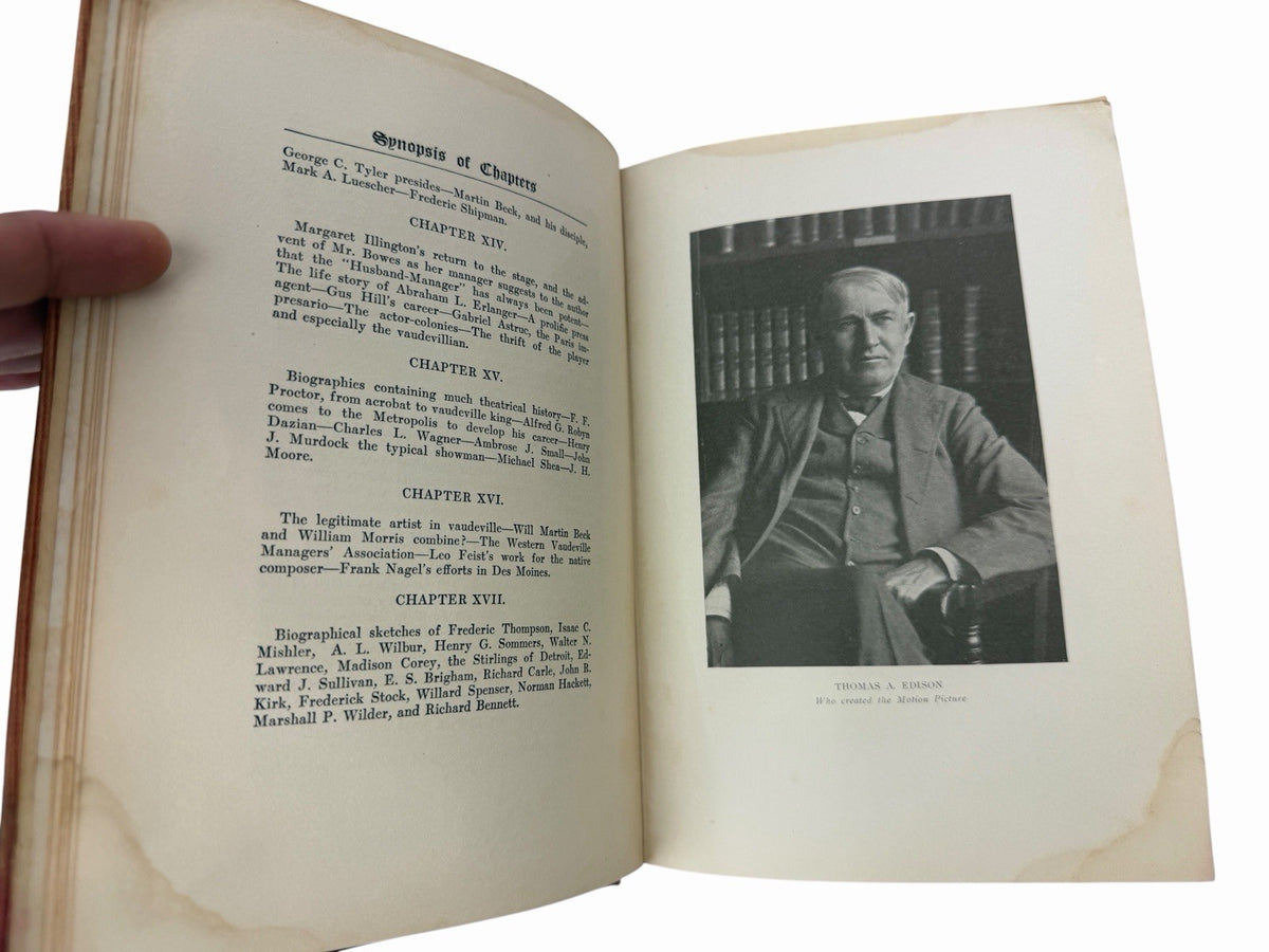 1910 ROBERT GRAU The Business Man in the Amusement World BROADWAY Theater HC