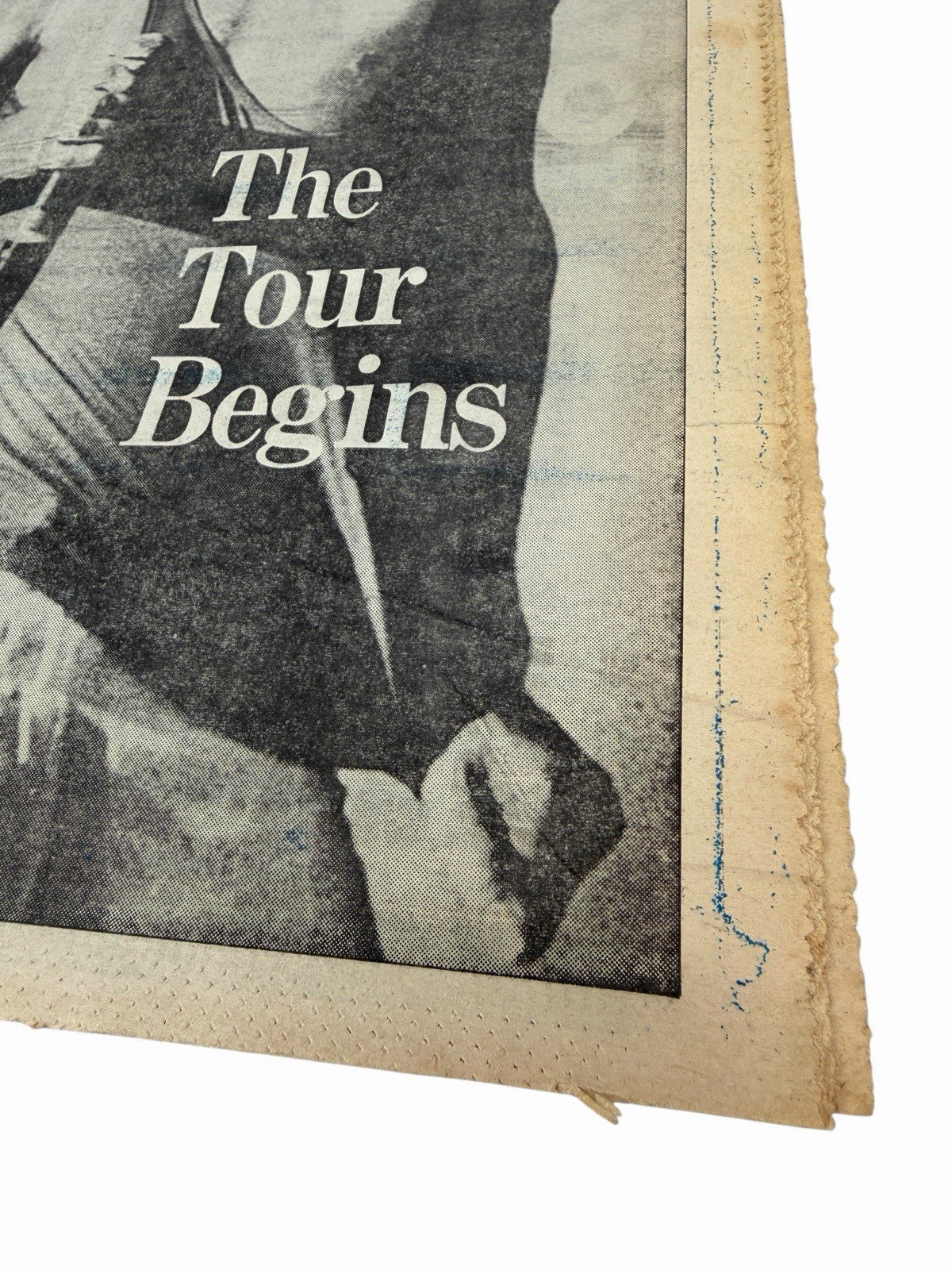 Vintage 1989 ROLLING STONES Steel Wheels Tour PHILADELPHIA INQUIRER Newspaper