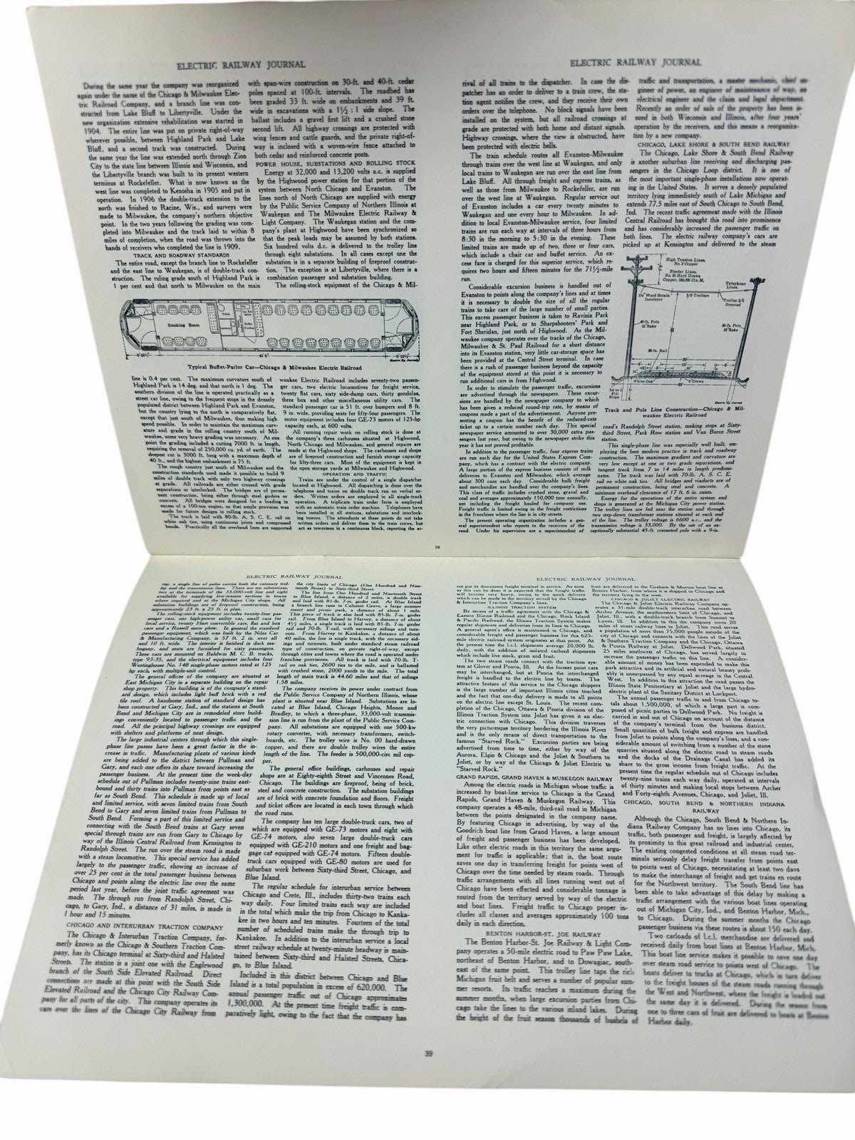 Electric Railway Journal 1912 Convention Issue Bulletin #27 Chicago Historical