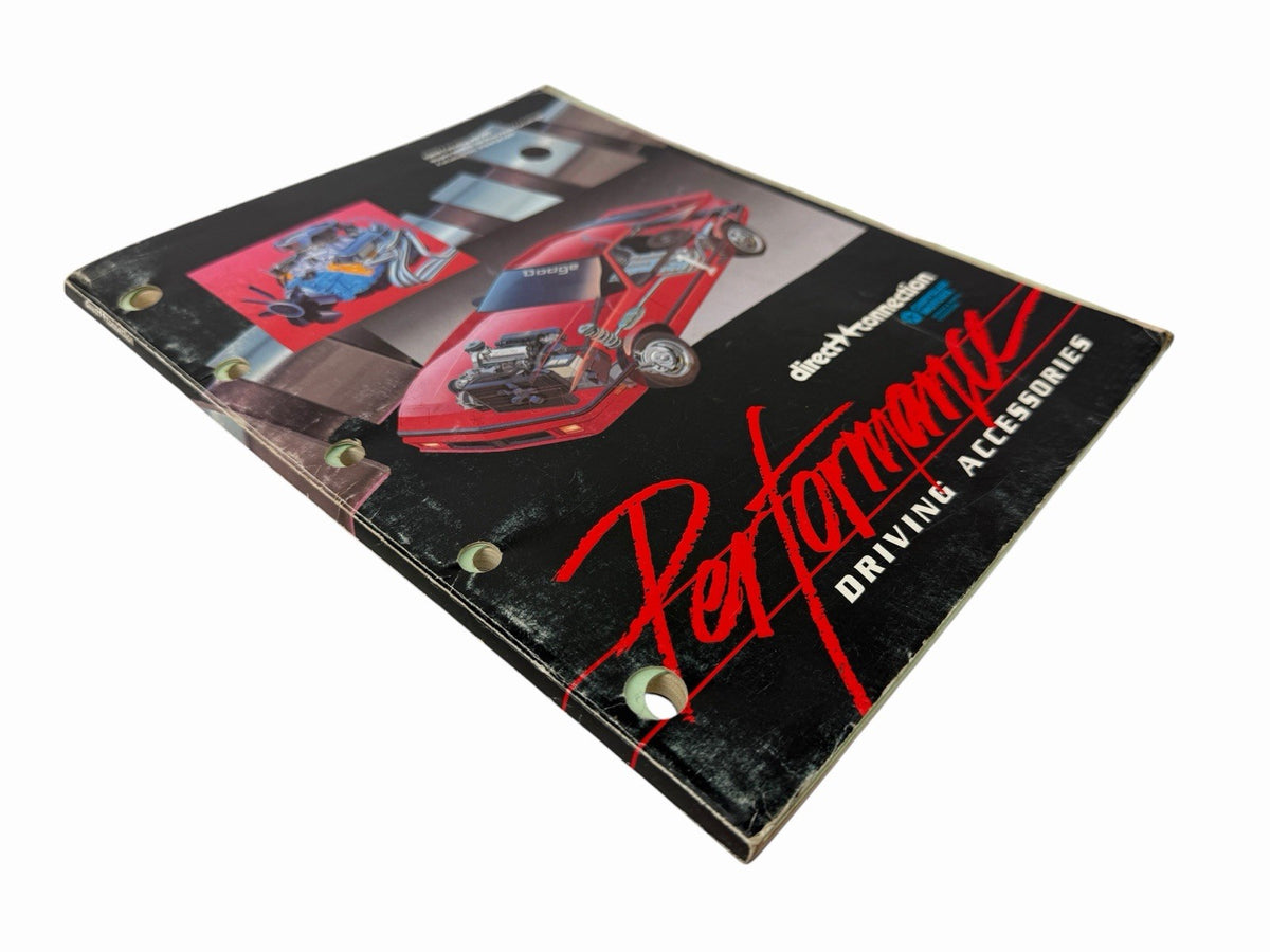 1988 Direct Connection Mopar Performance Parts Catalog 'Cuda Challenger Charger