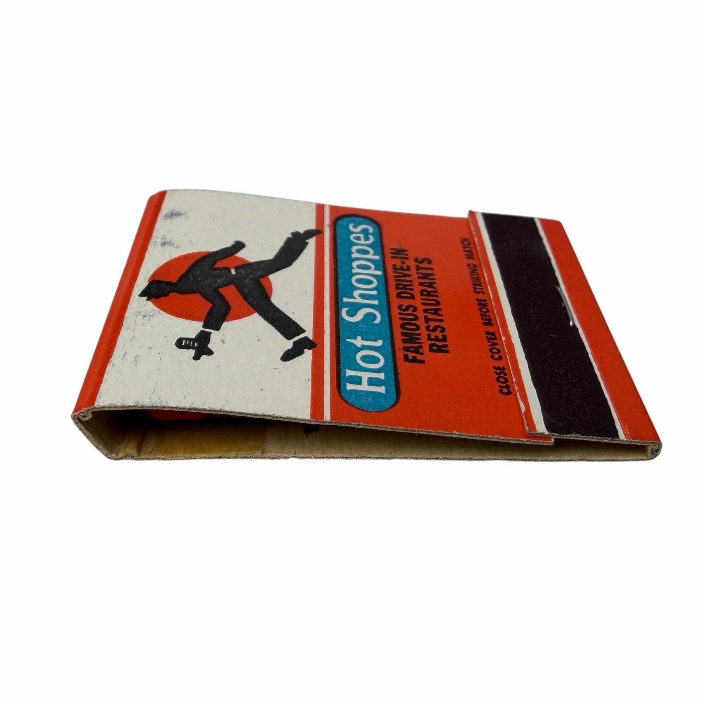Vintage 1950’s HOT SHOPPES Drive-In Restaurants Advertising Matchbook Unstruck